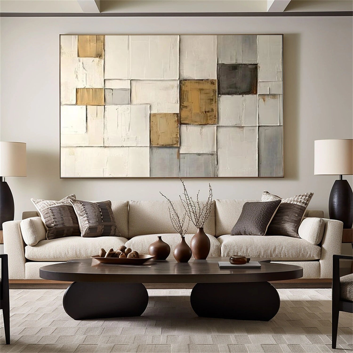 Wabi Sabi Textured Canvas Art #WS971