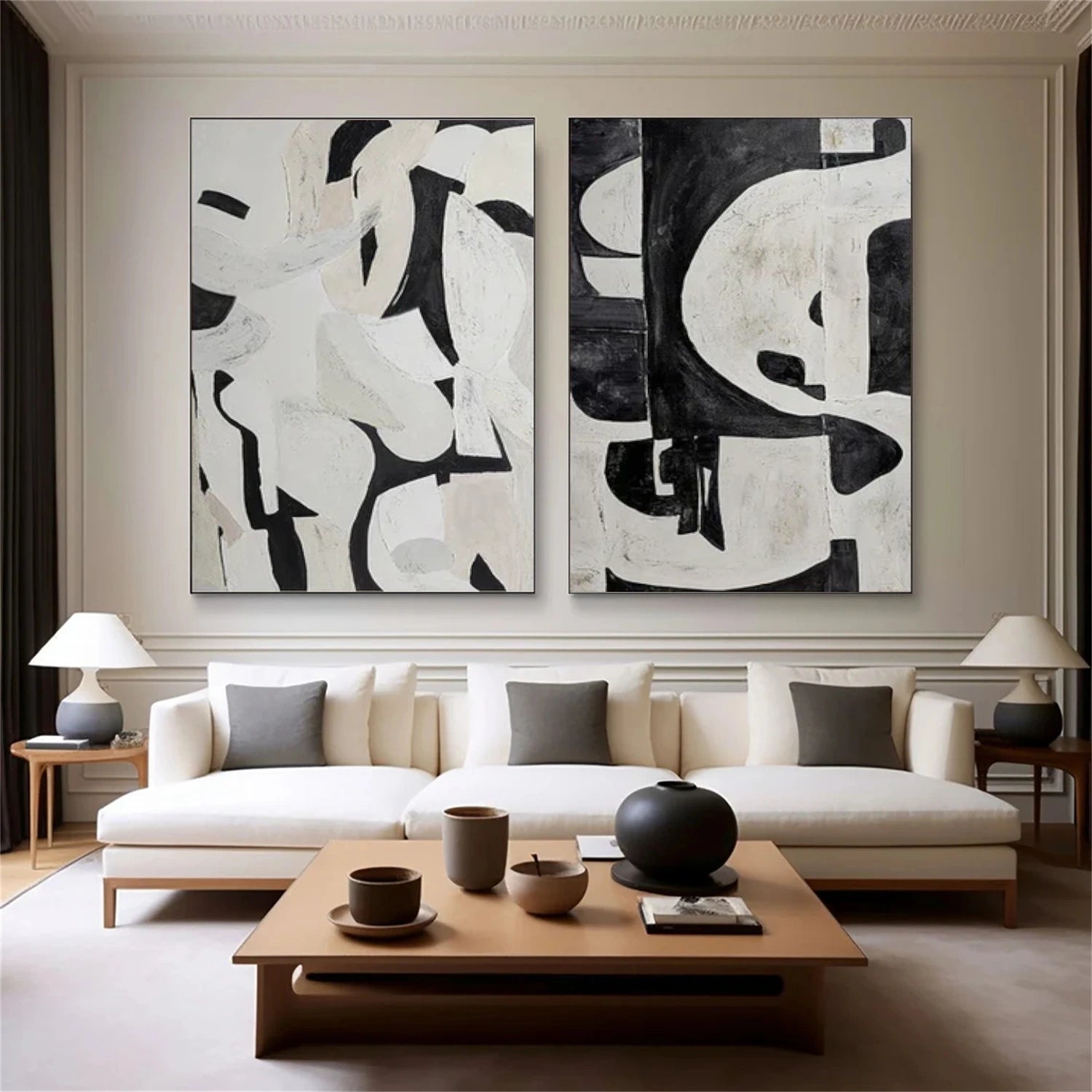 Minimalist Canvas Art Set of 2 #MM265