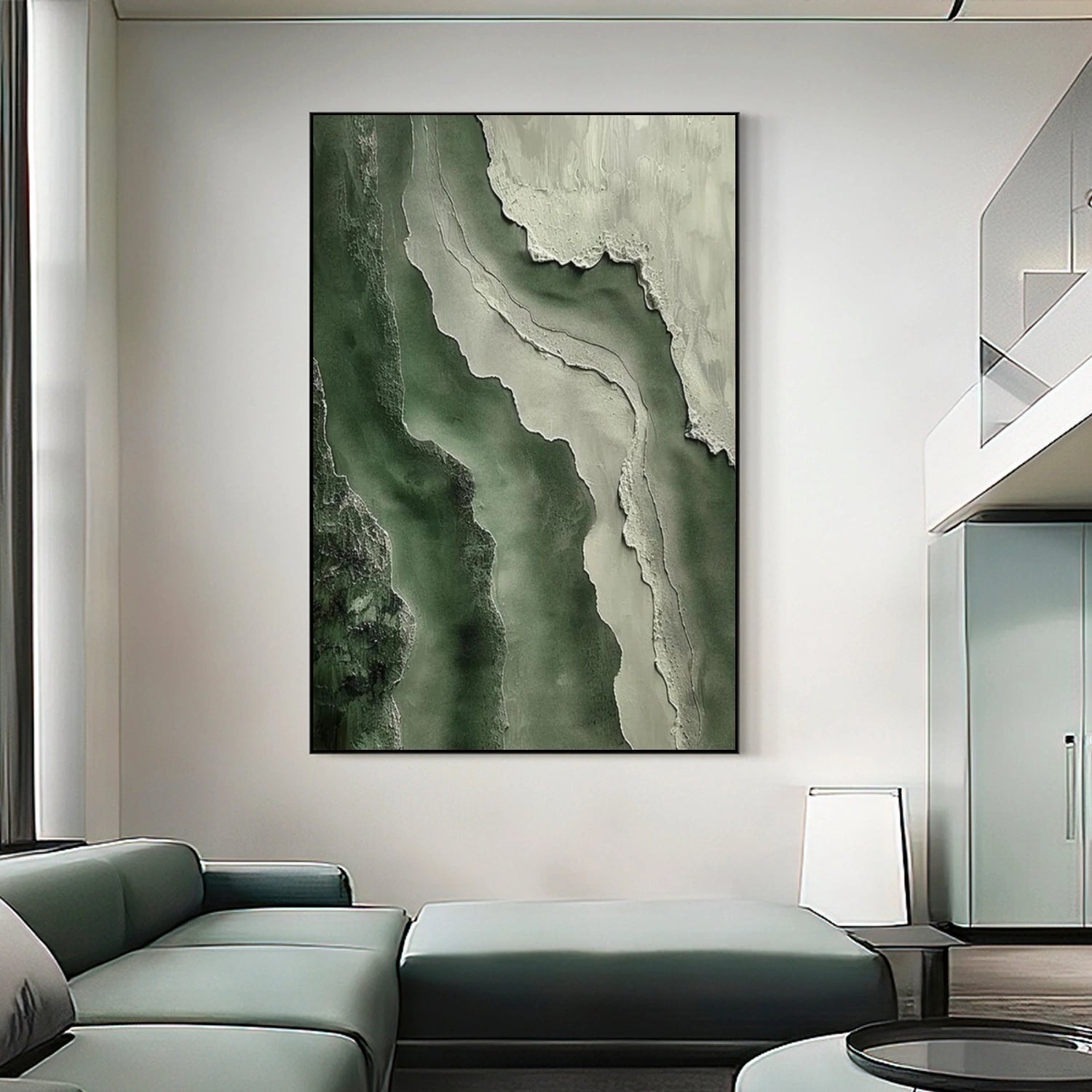 Sea & Sky Abstract Wall Art #MS195