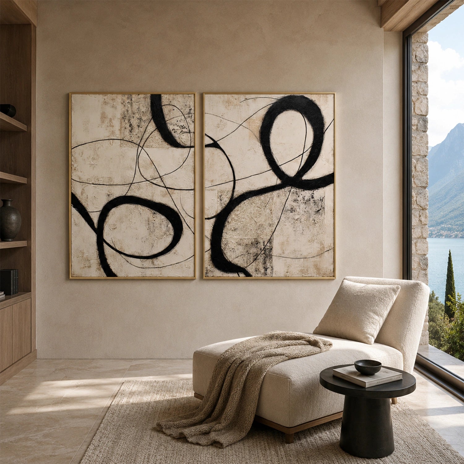 Wabi Sabi Canvas Art Set of 2 #WS1105