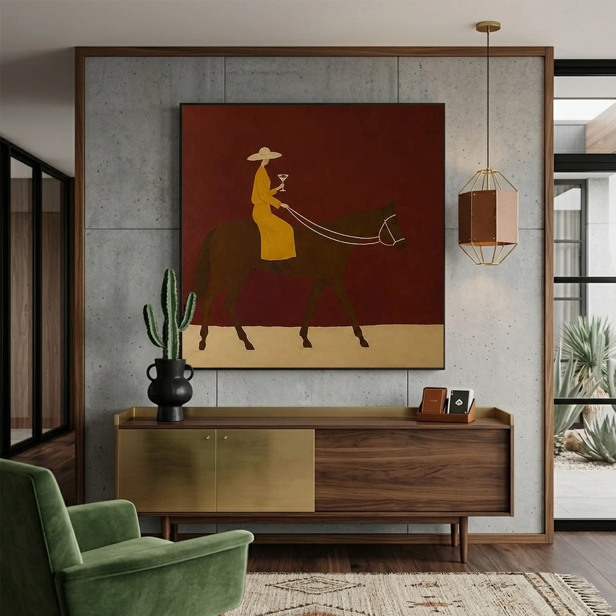 Western Cowboy Art #VA219