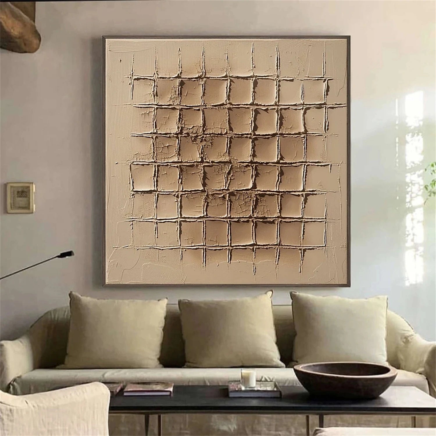 Minimalist Brown & Beige Art #MB016