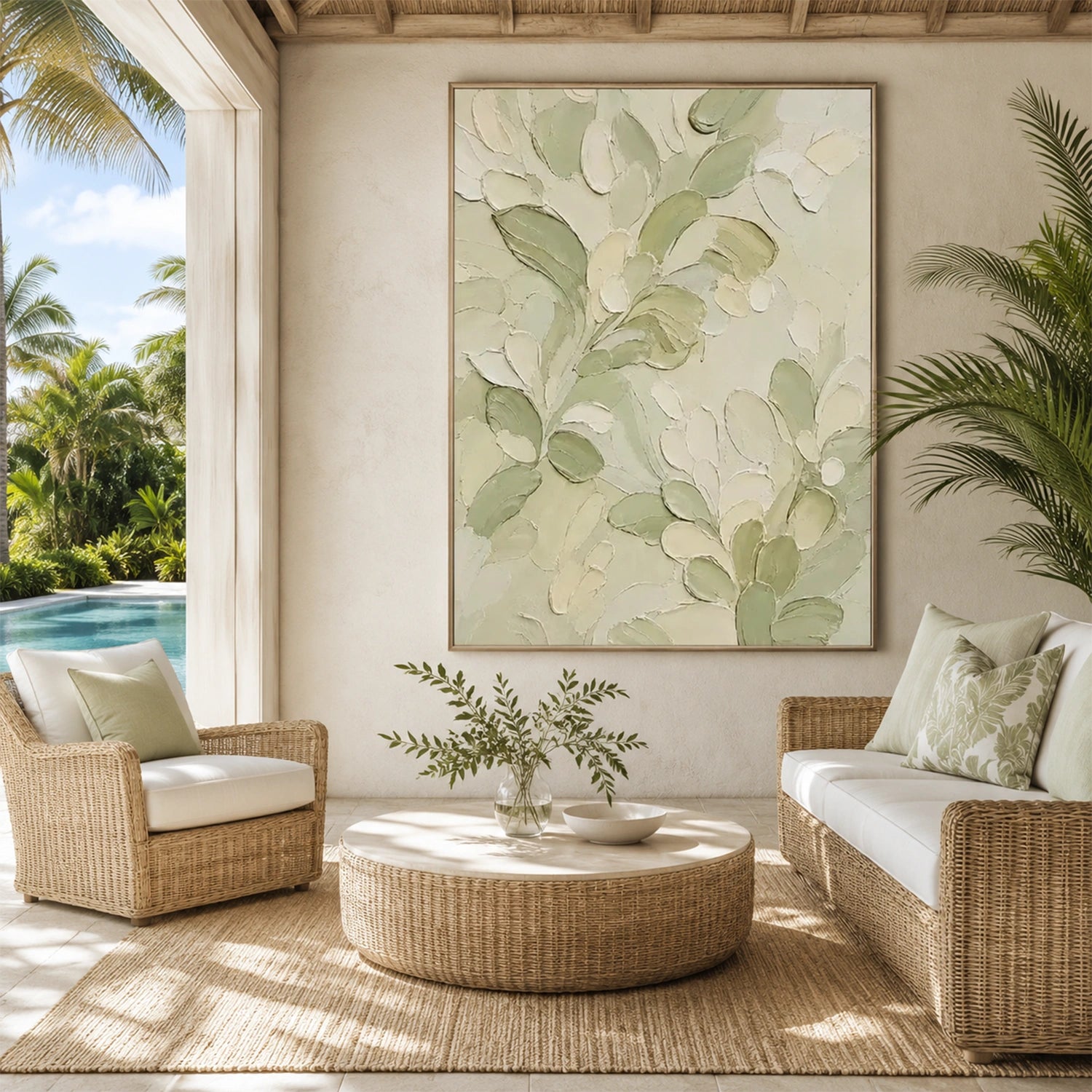 Flower & Tree Abstract Wall Art #ML282