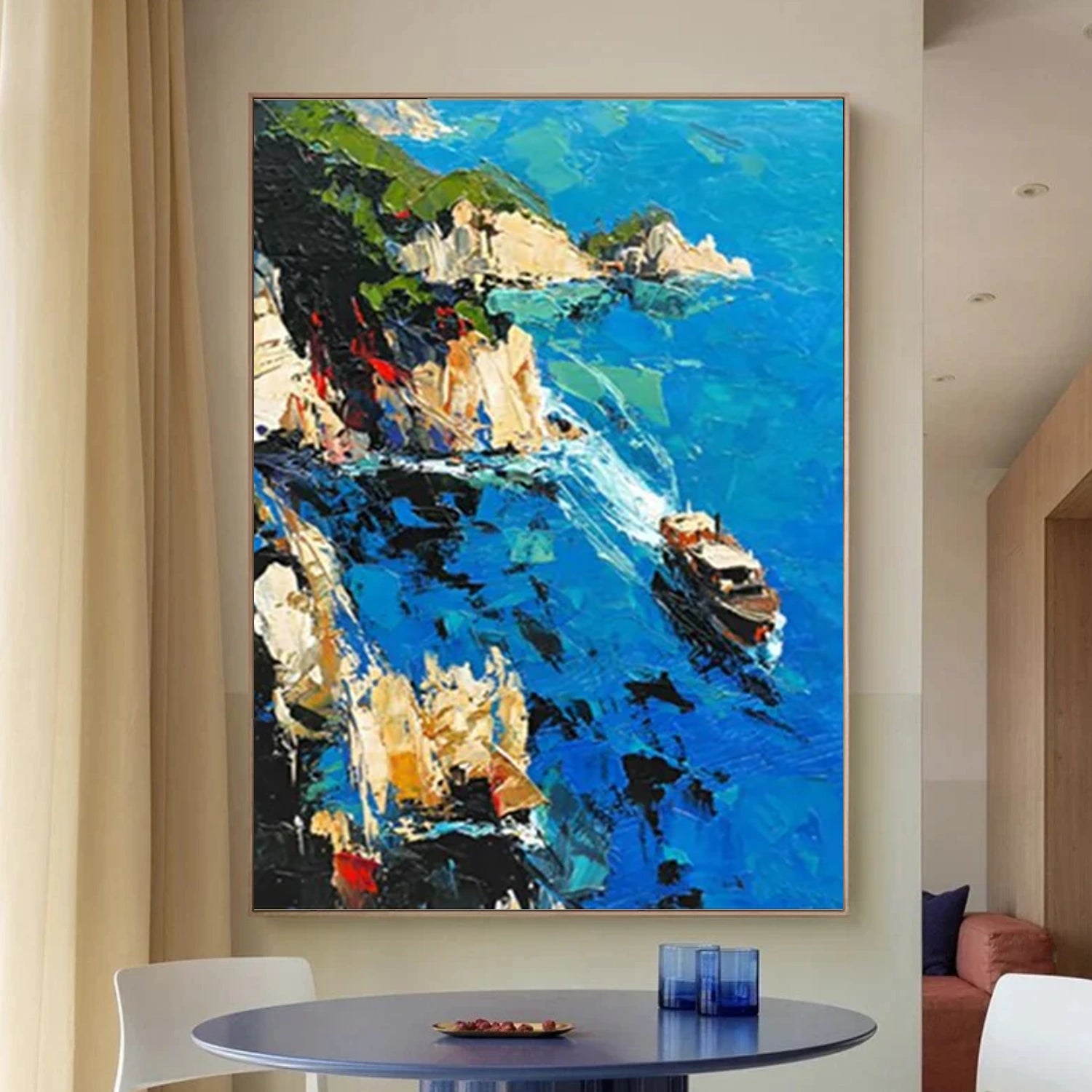 Sea & Sky Abstract Wall Art #MS161