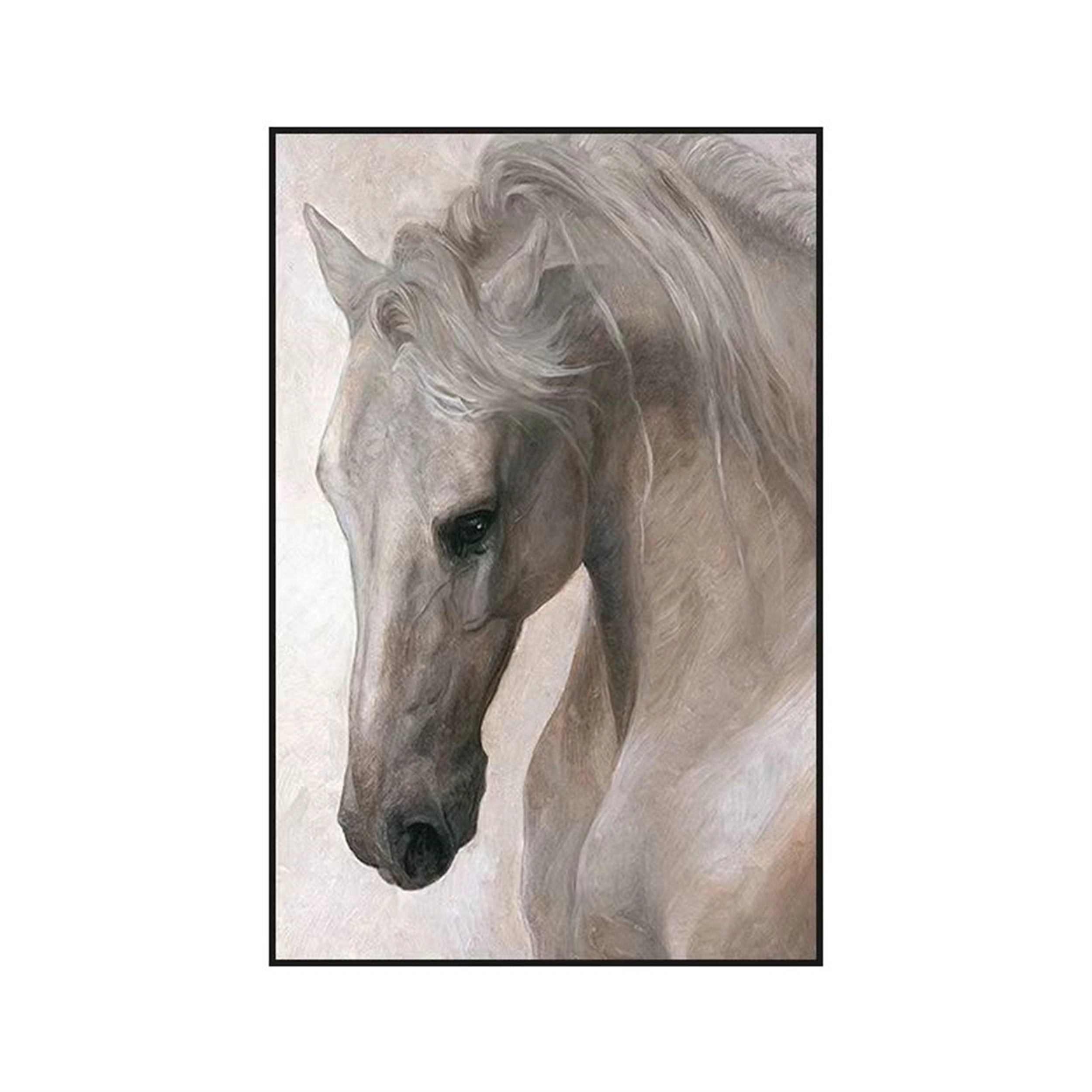 Colorful Horse Abstract Animal Wall Art #AL022