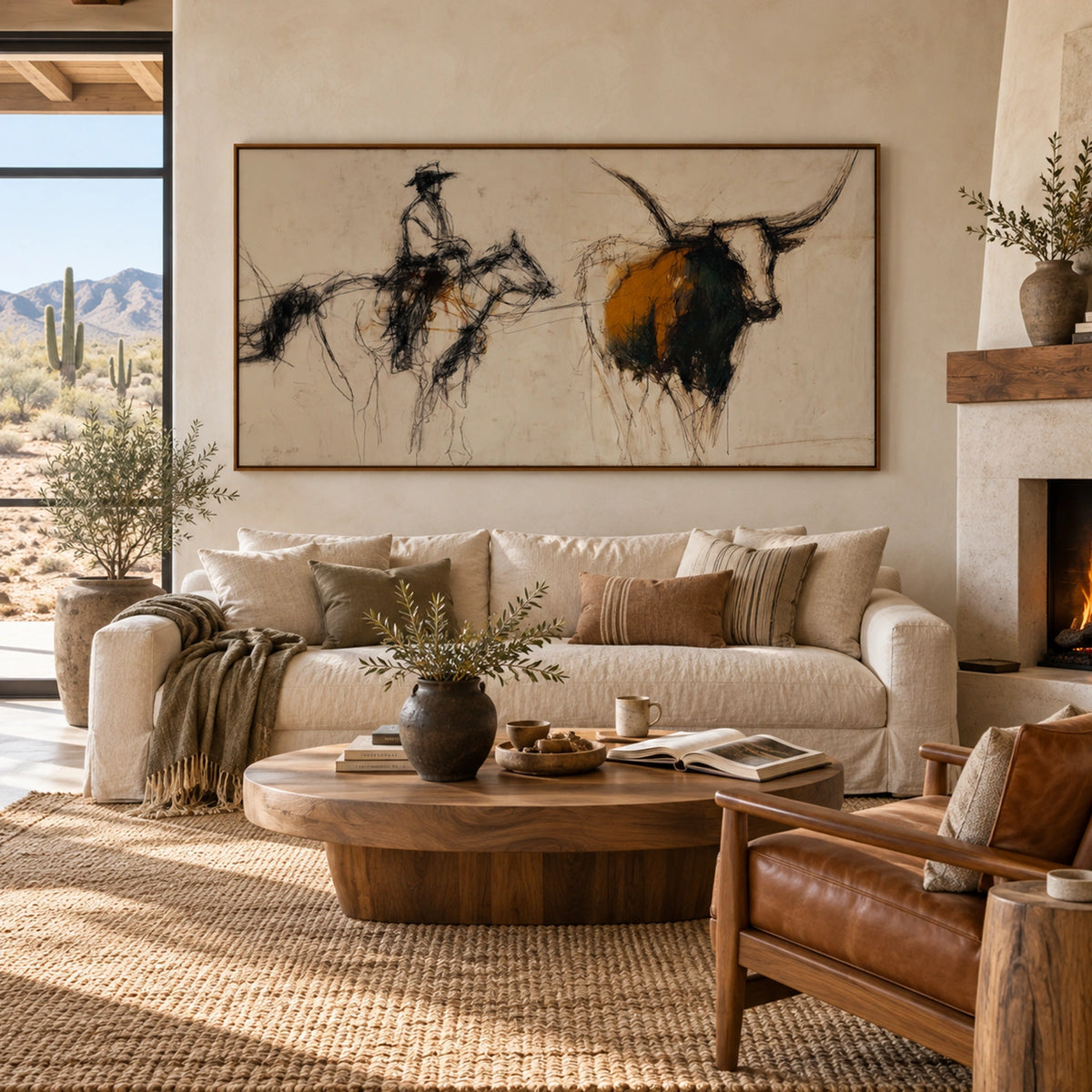 Western Cowboy Art #VA236