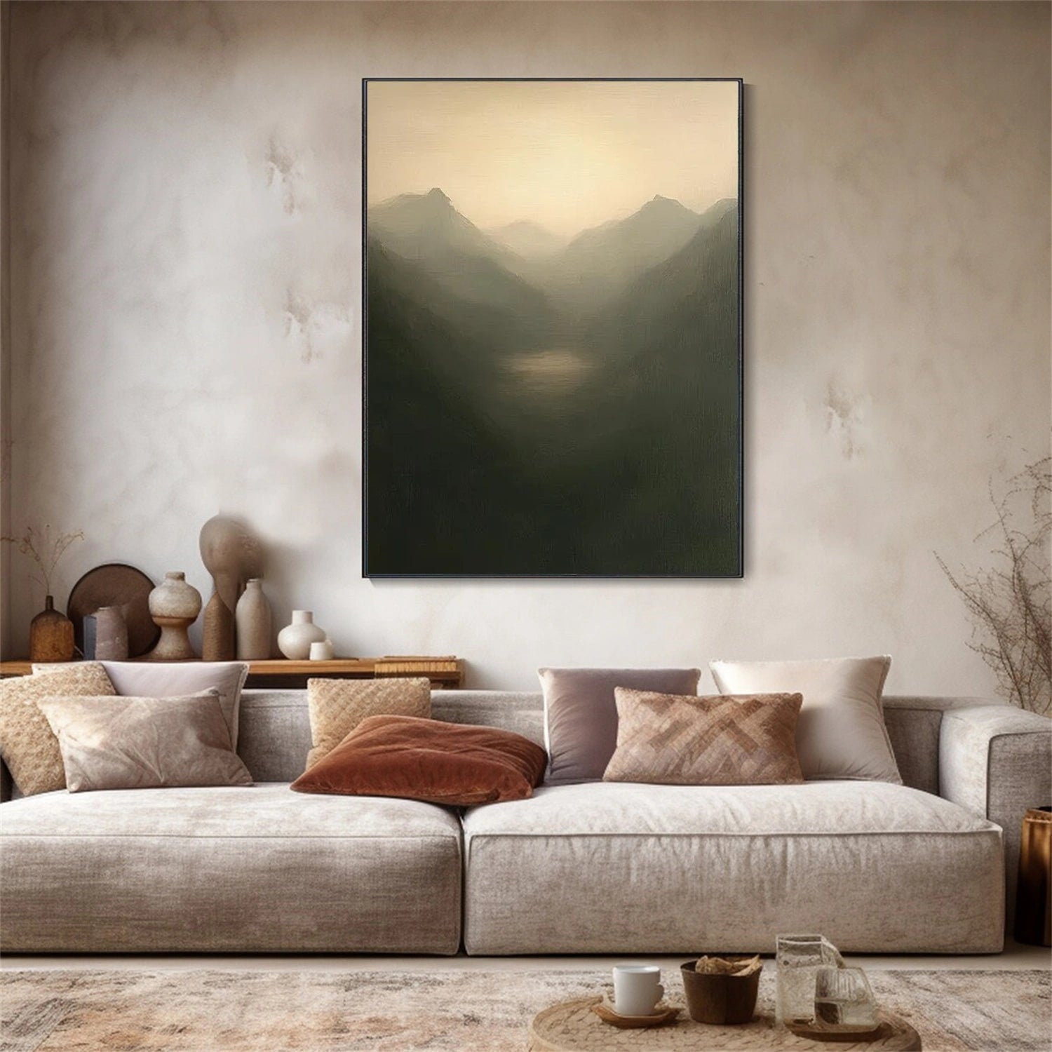 Minimalist Mountain Canvas Art #MM323