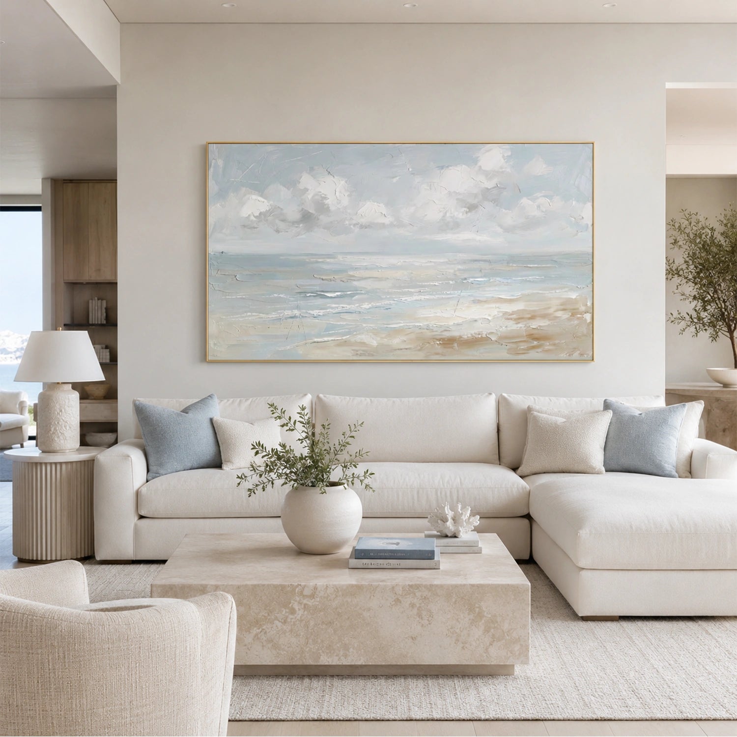 Sea & Sky Abstract Wall Art #MS351