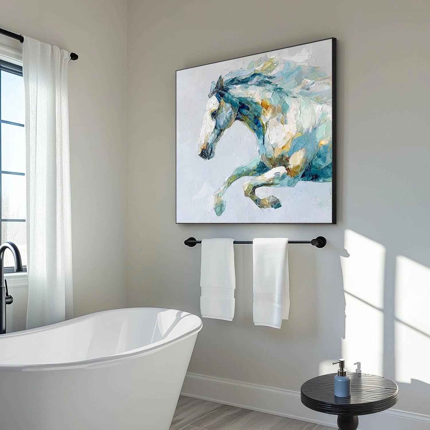 Abstract Animal Horse Wall Art #AL159