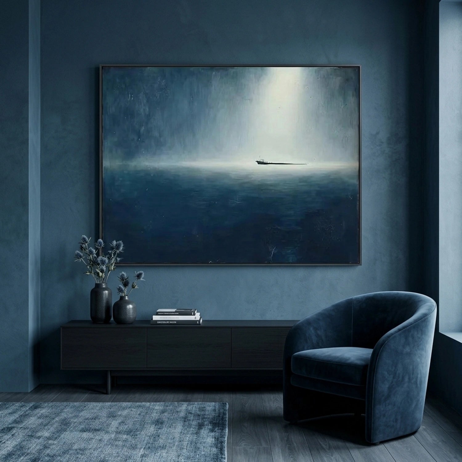 Sea & Sky Abstract Wall Art #MS313