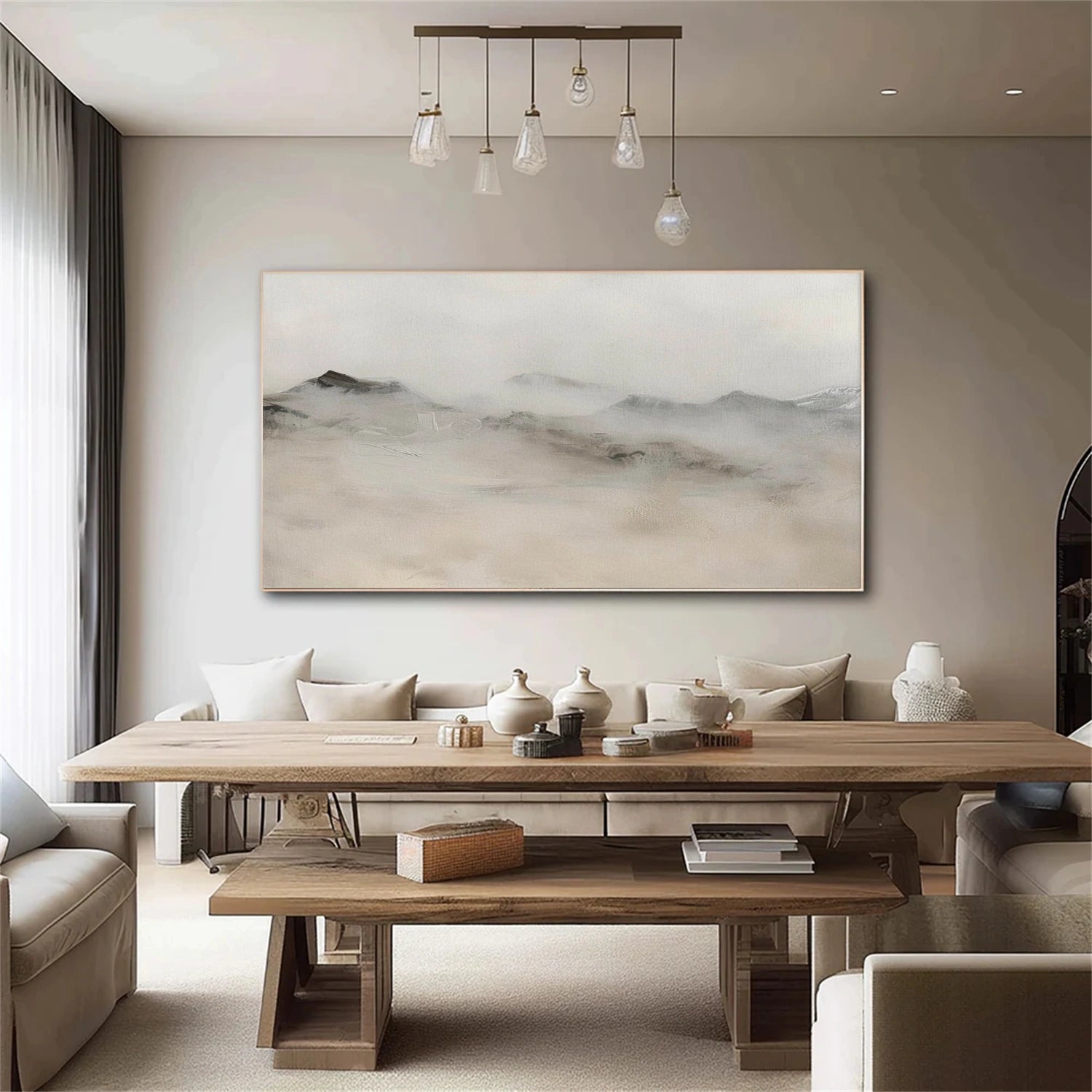 Minimalist Mountain Canvas Art #MM389
