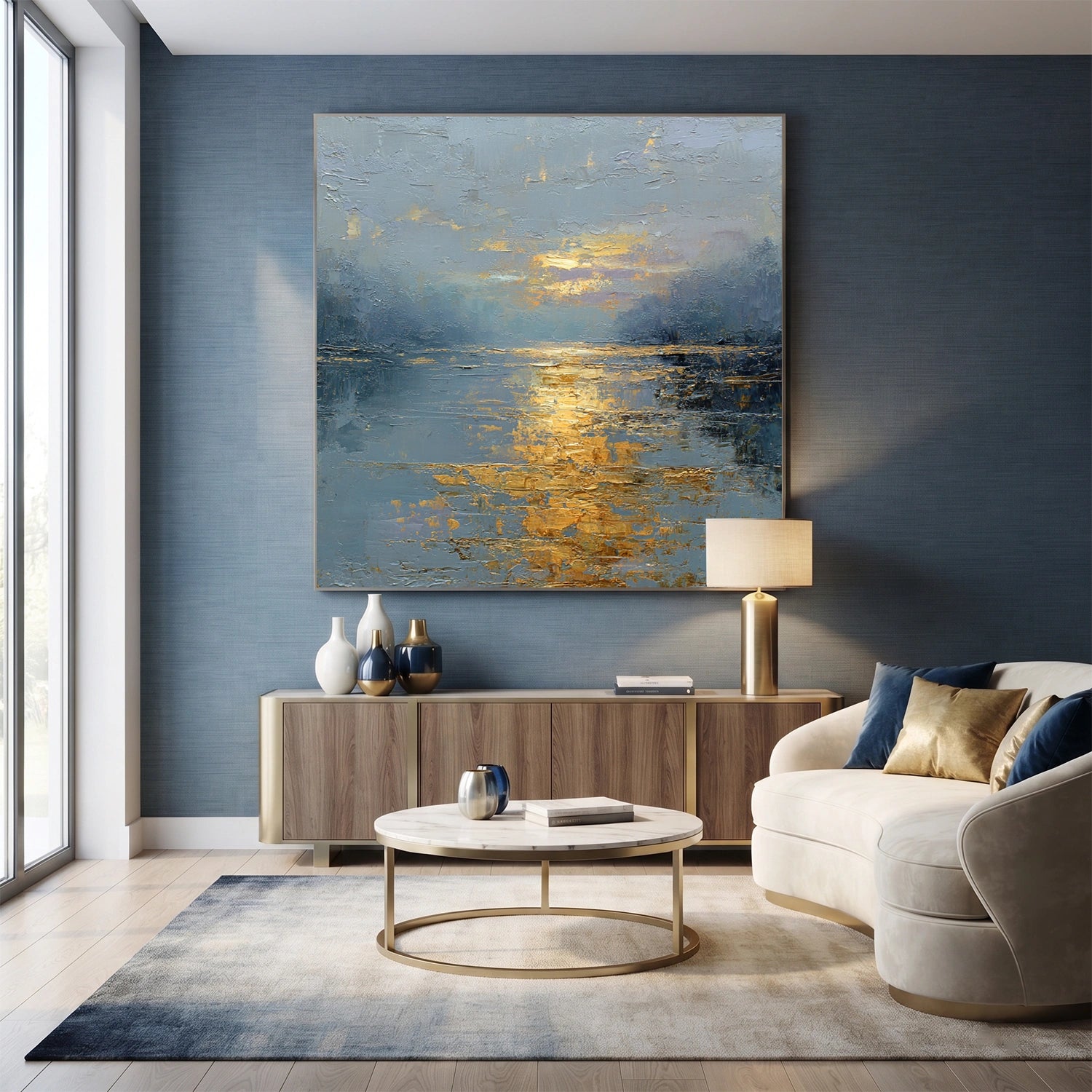 Sea & Sky Abstract Wall Art #MS339