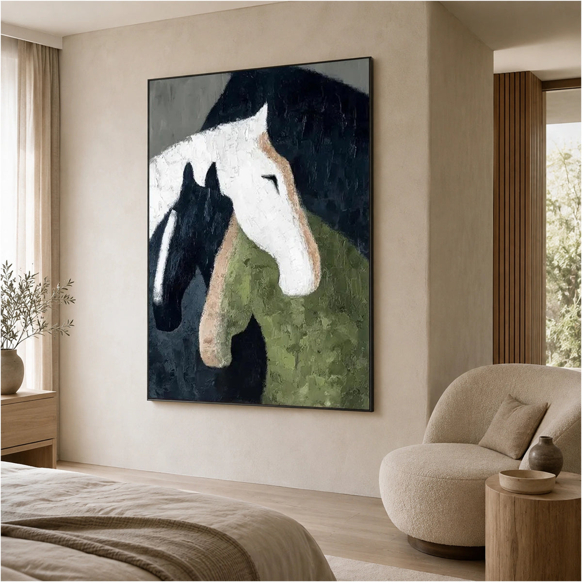 Abstract Animal Horse Wall Art #AL230