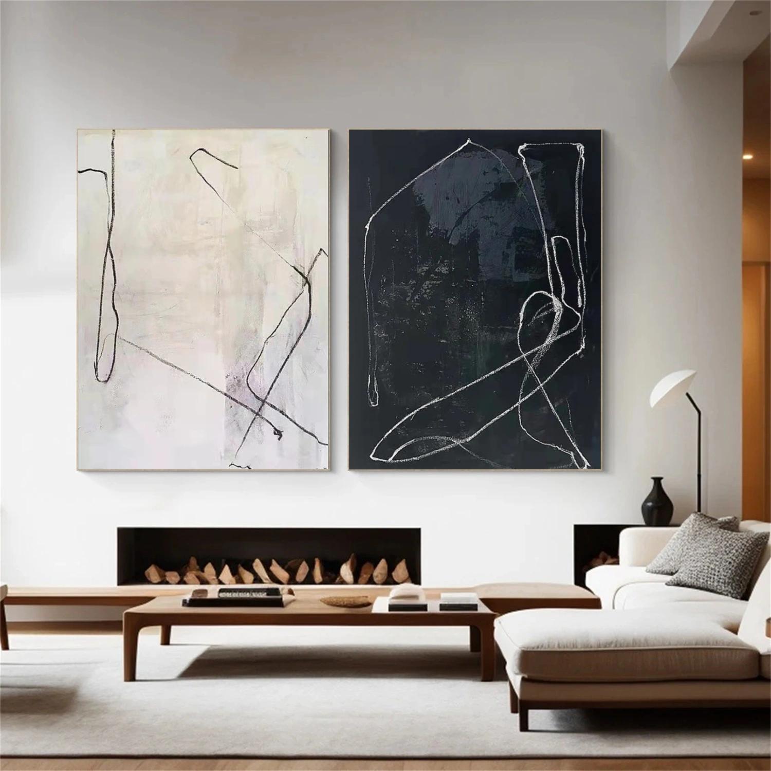 Abstract Tranquility Set of 2 #WS871