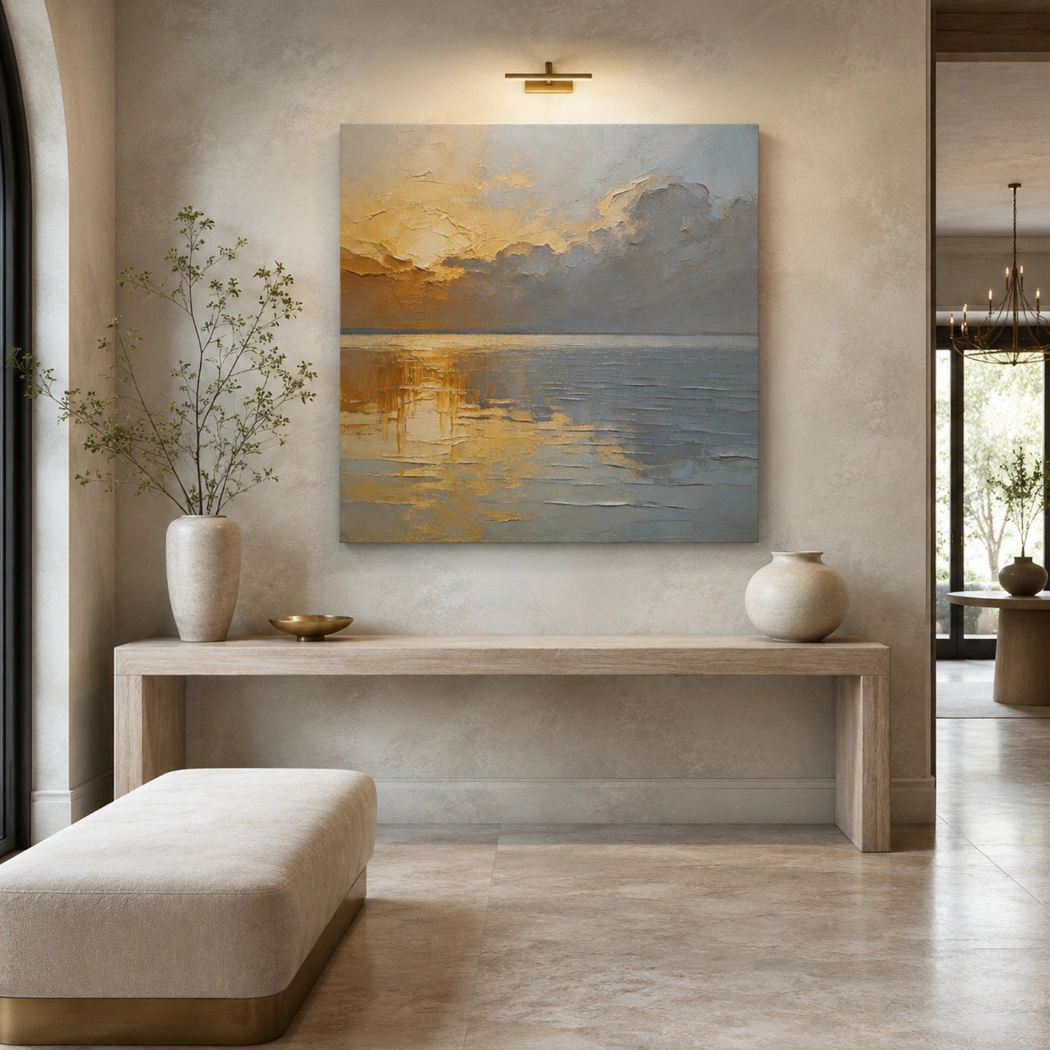 Sea & Sky Abstract Wall Art #MS334