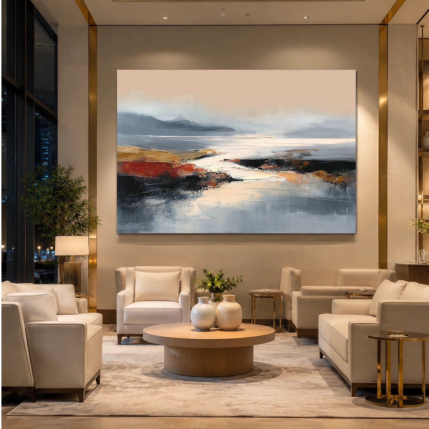 Sea & Sky Abstract Wall Art #MS344