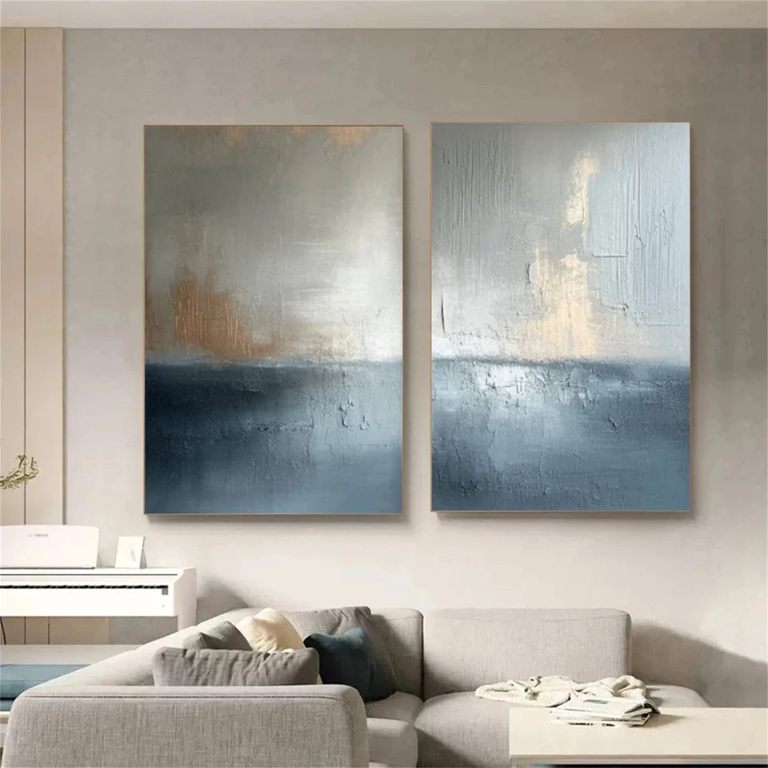 Abstract Canvas Art Set of 2 #WS741