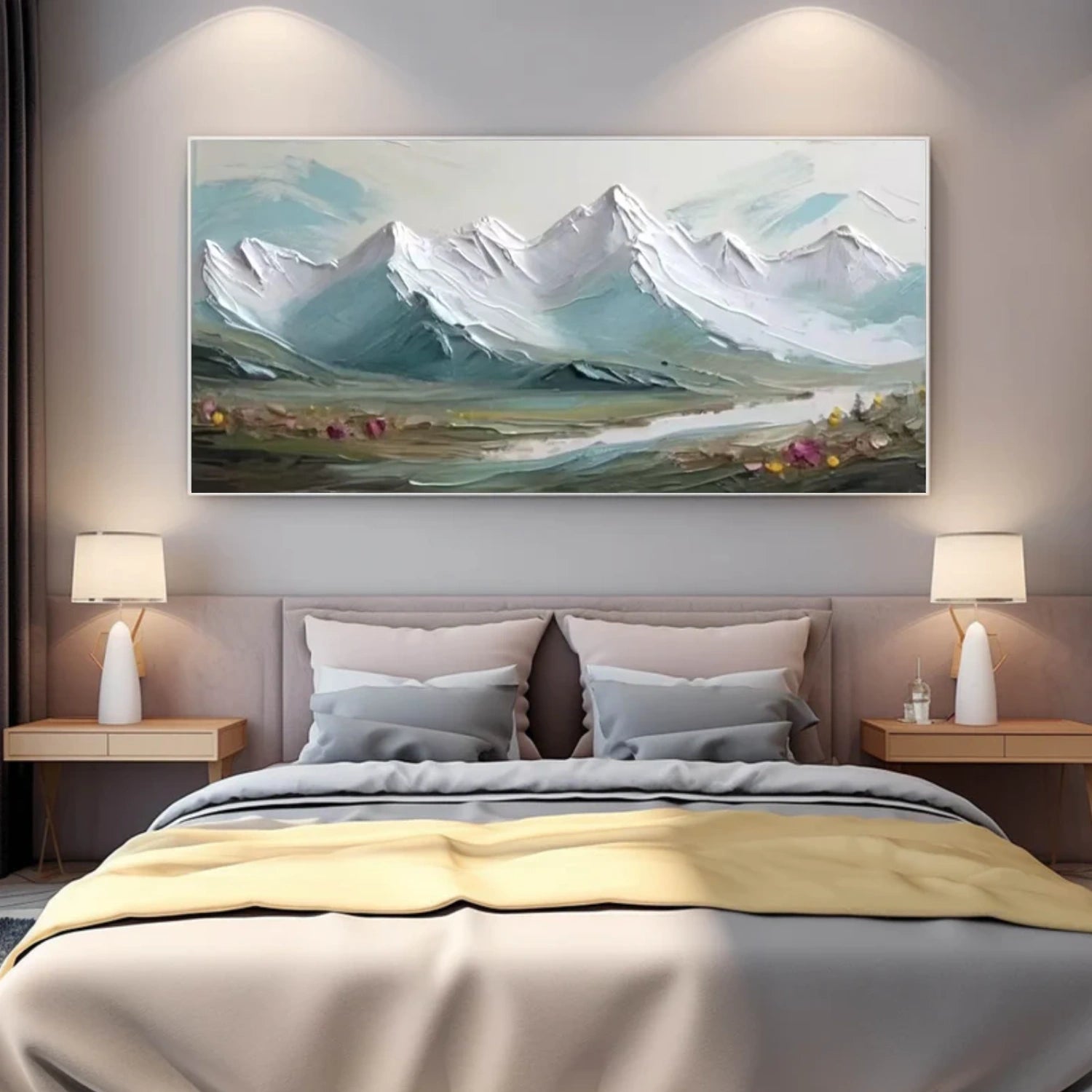 Minimalist Mountain Canvas Art #MM314