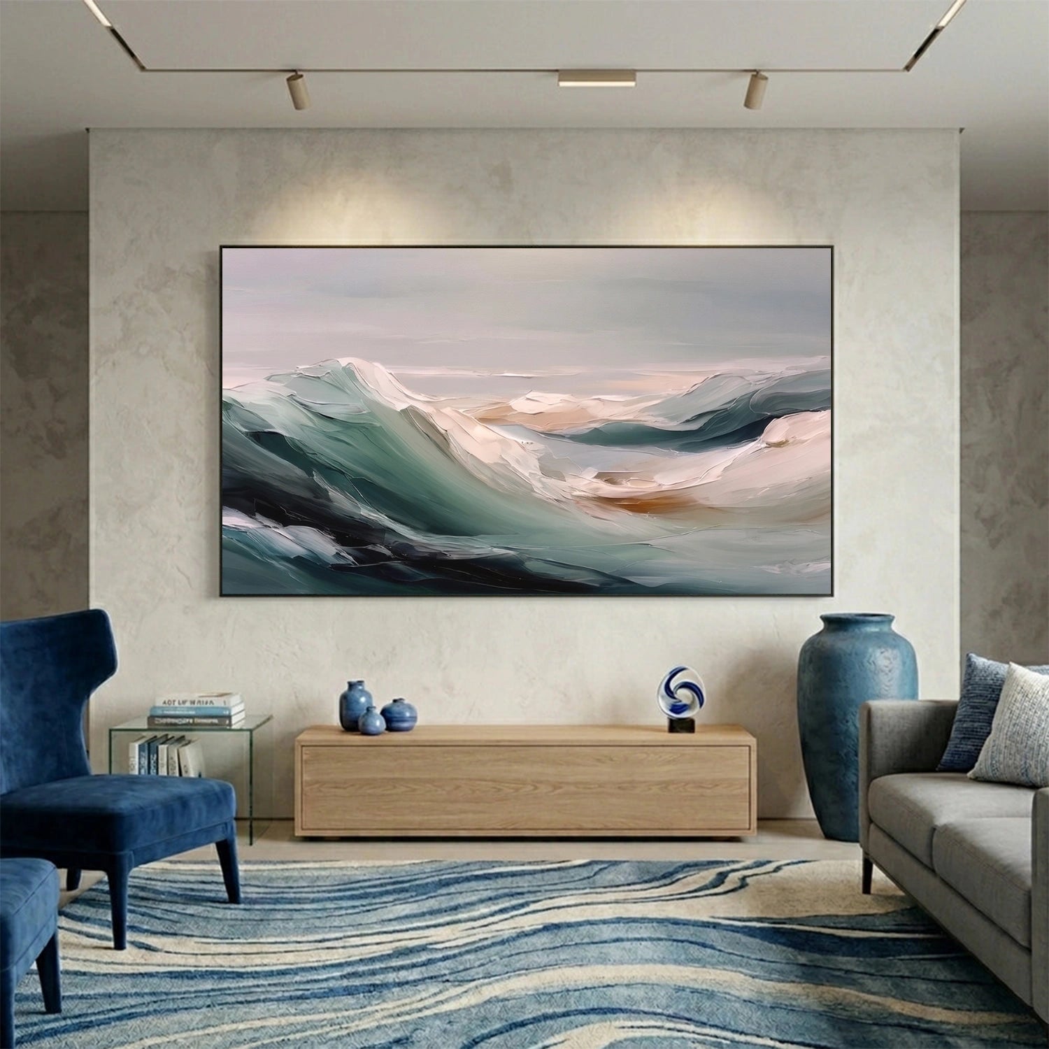 Sea & Sky Abstract Wall Art #MS316