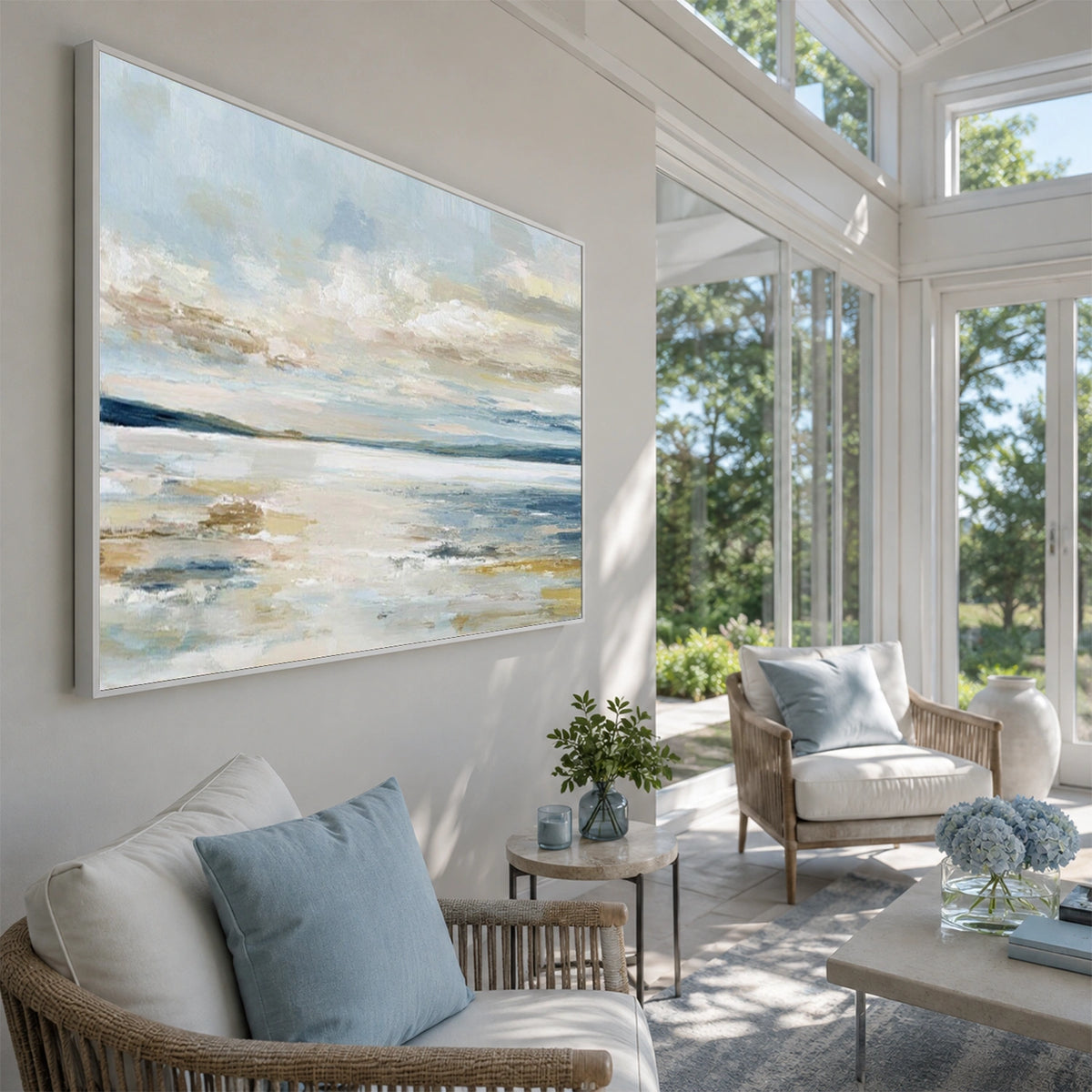 Sea & Sky Abstract Wall Art #MS377