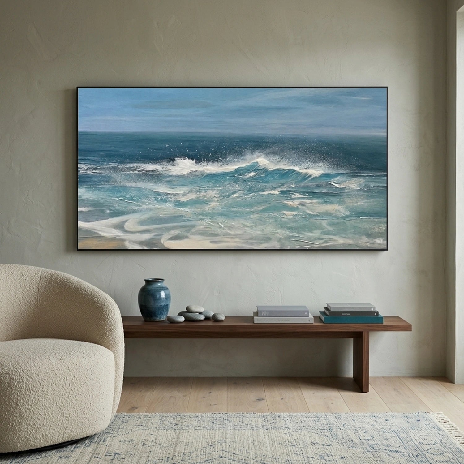 Sea & Sky Abstract Wall Art #MS307