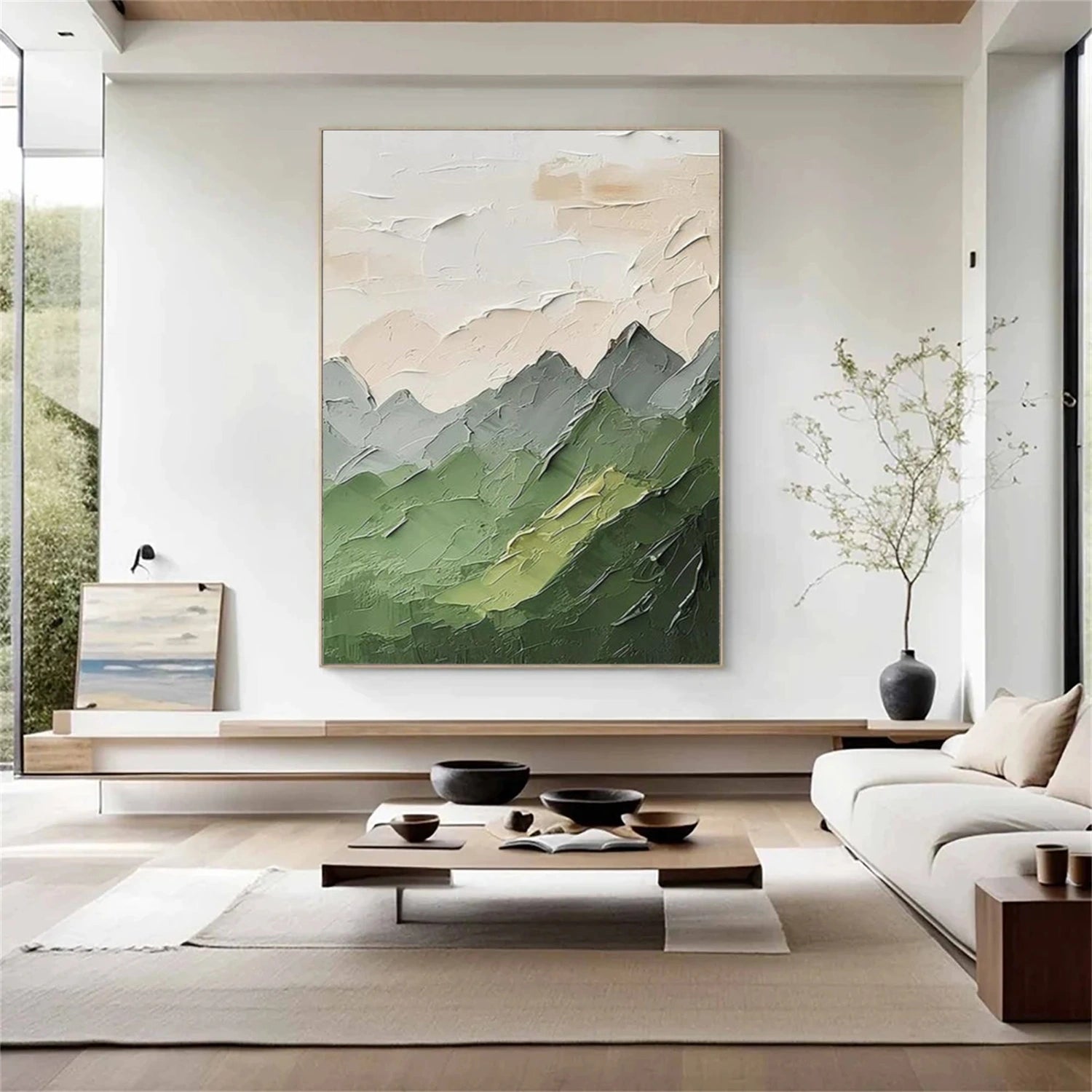 Minimalist Mountain Canvas Art #MM341