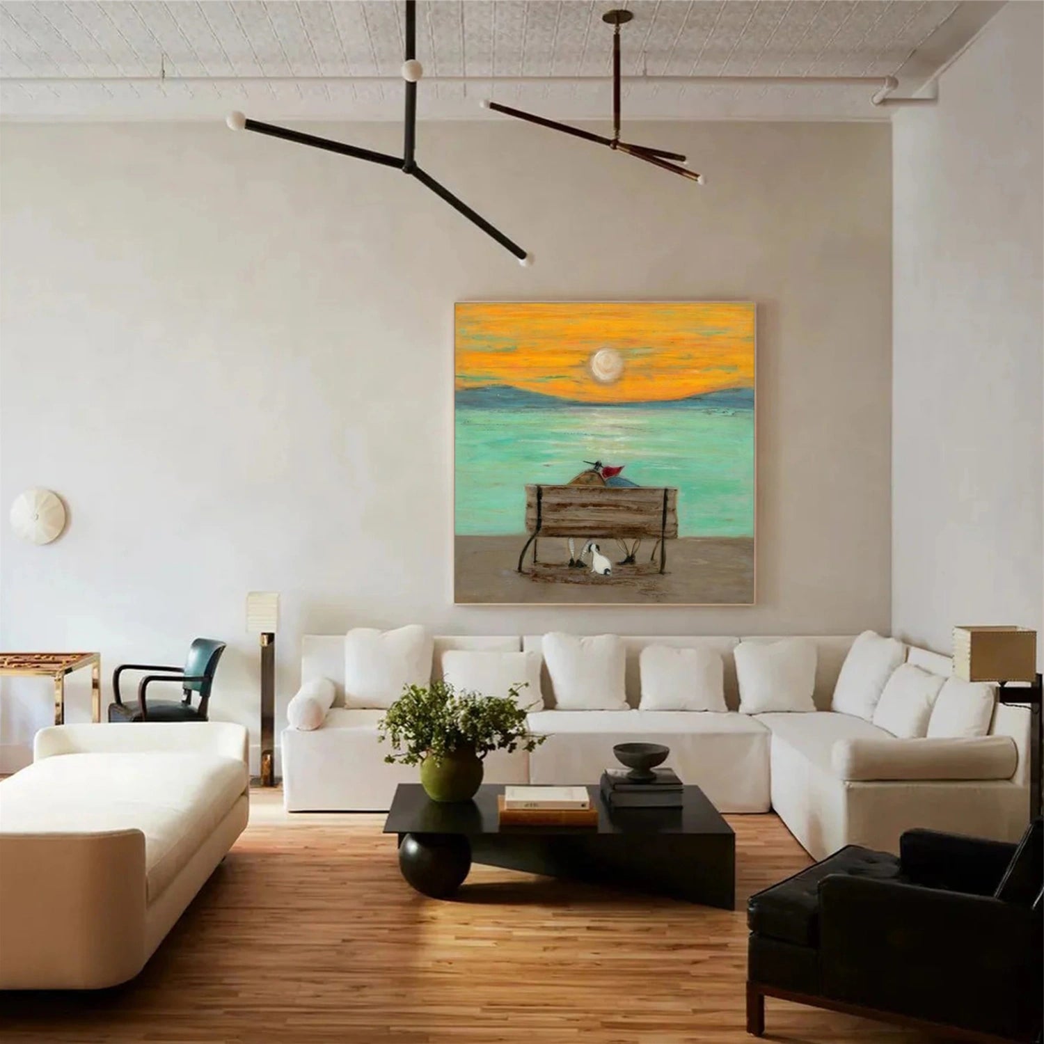 Sea & Sky Abstract Wall Art #MS170