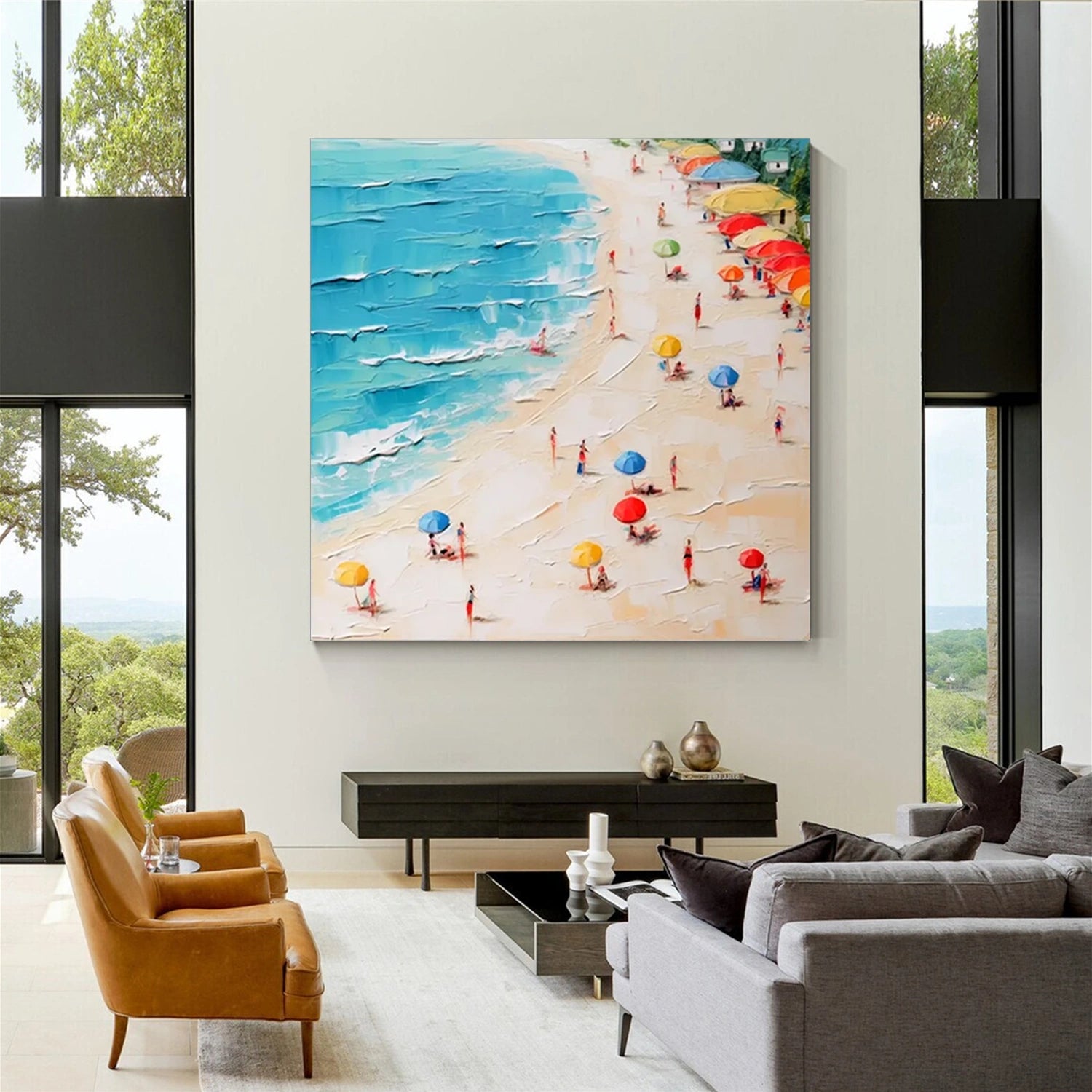 Swimming Sport Textured Wall Art #SA028