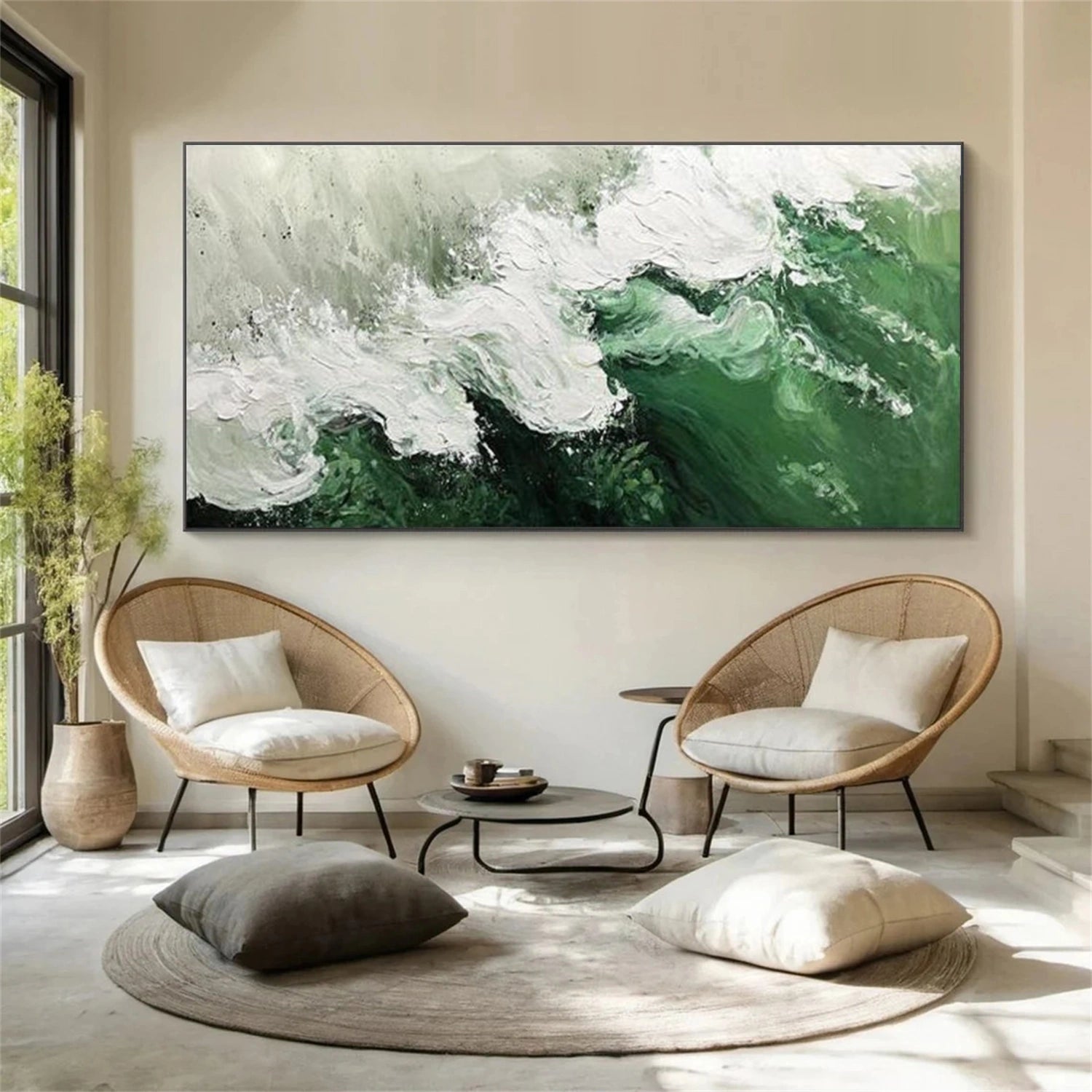 Sea & Sky Abstract Wall Art #MS211