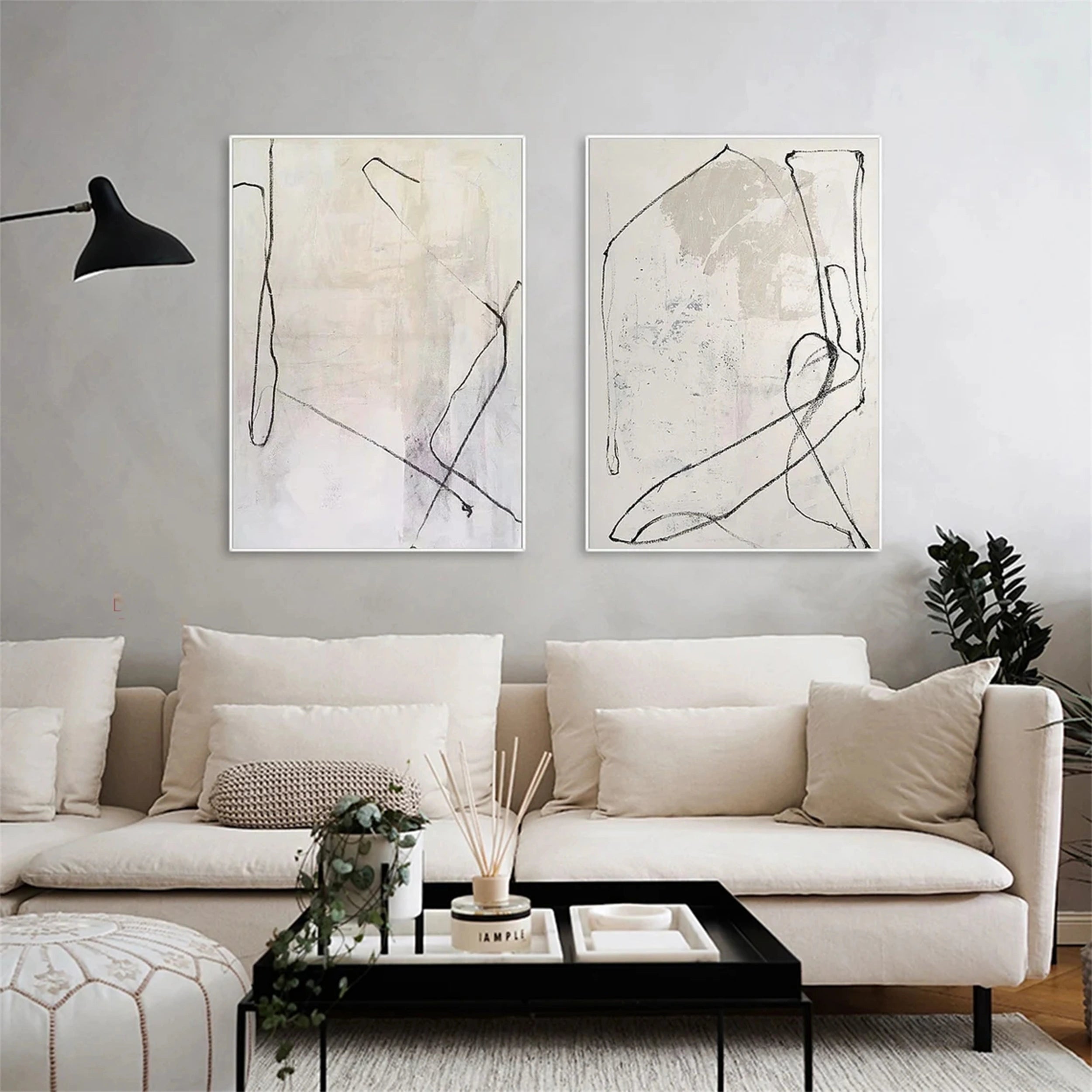 Abstract Tranquility Set of 2 #WS113