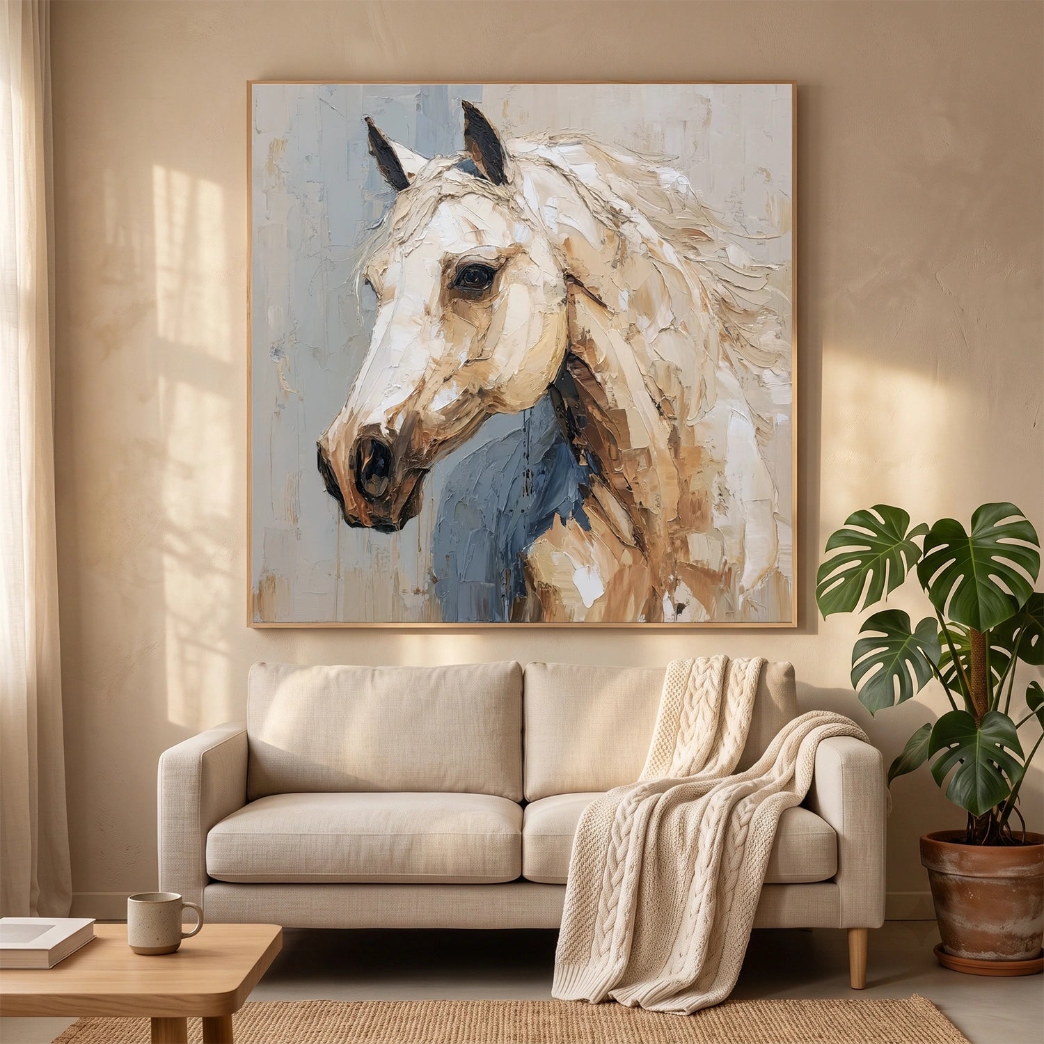 Abstract Animal Horse Wall Art #AL216