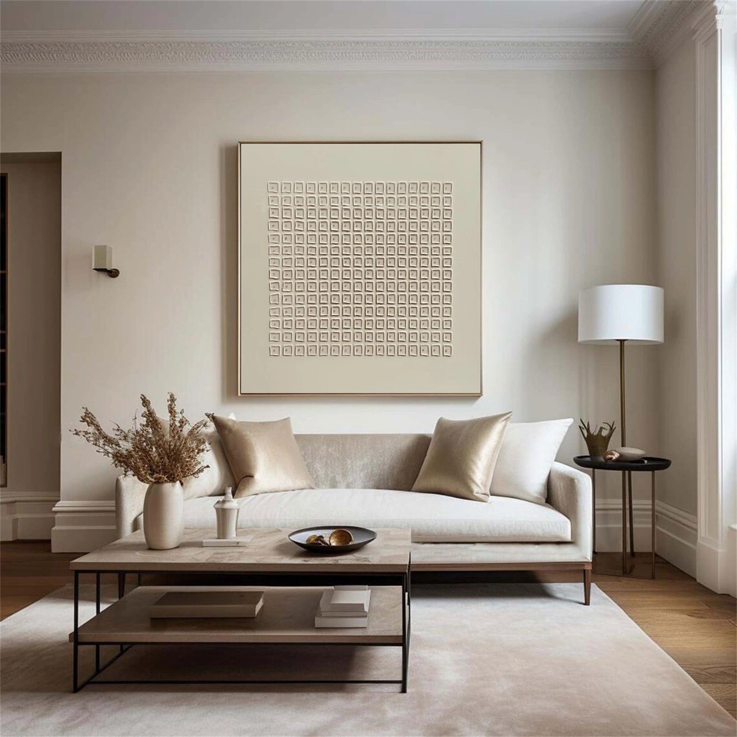 Minimalist Brown & Beige Art #MB022