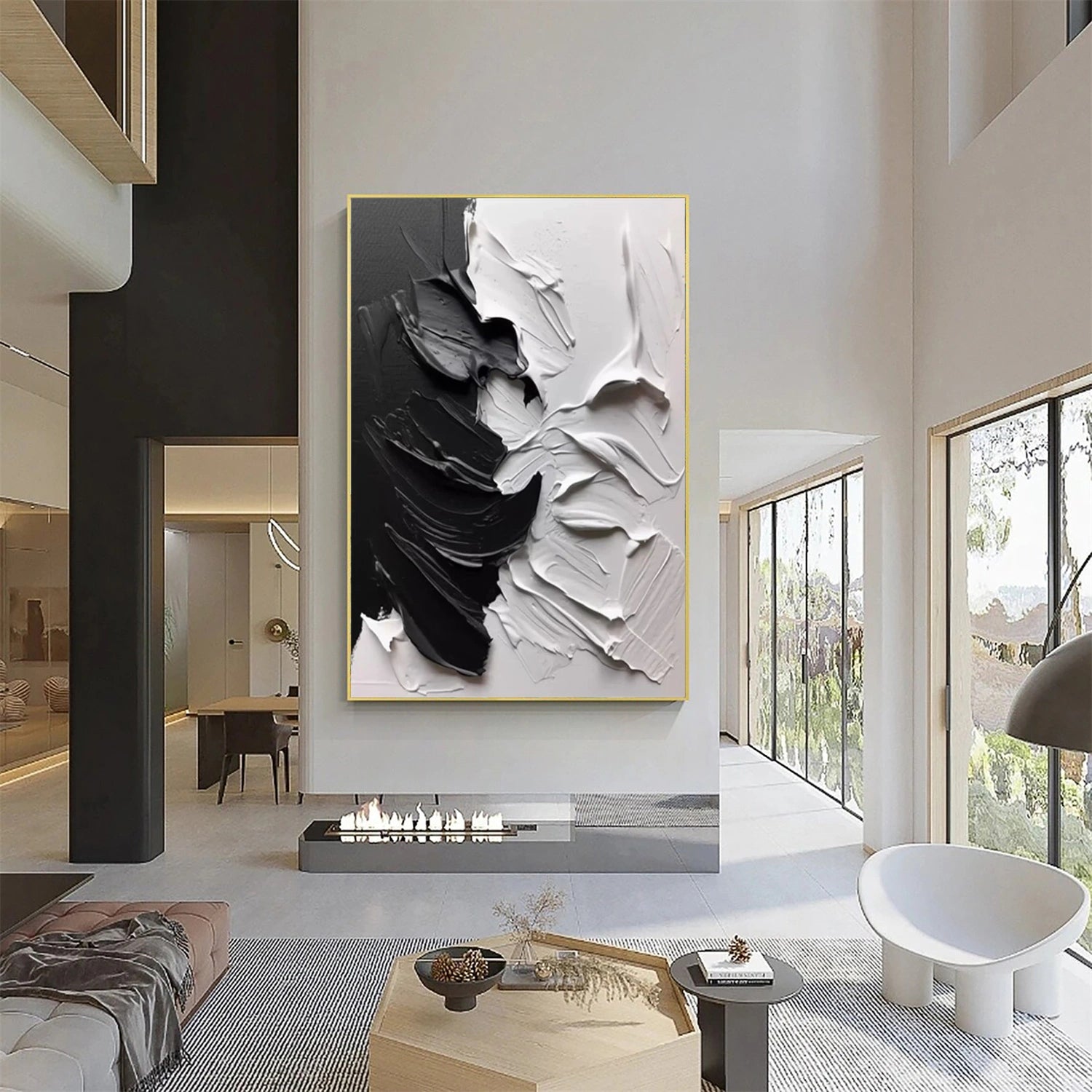 Minimalist Textured Canvas Art #MM318