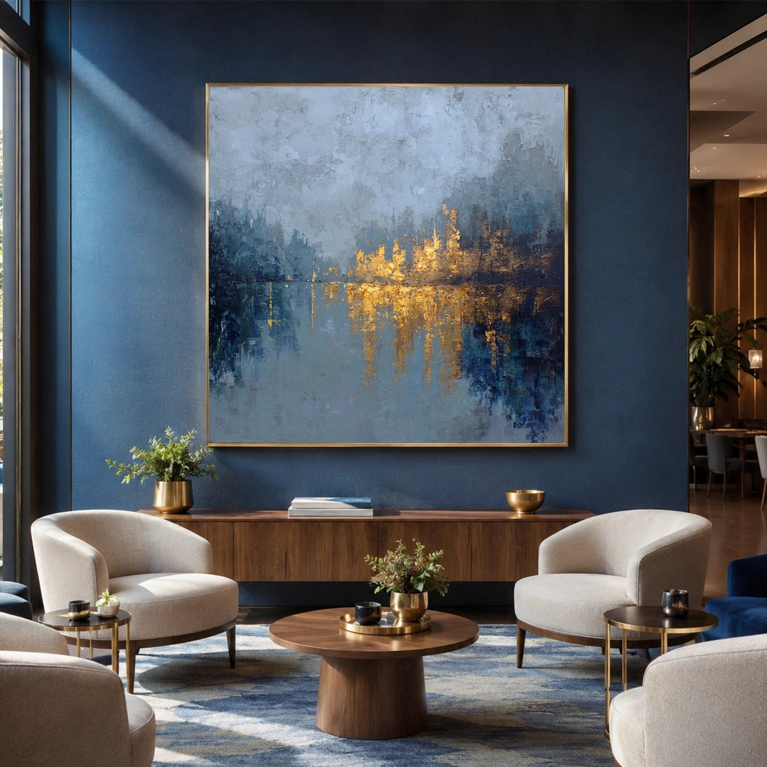 Sea & Sky Abstract Wall Art #MS337