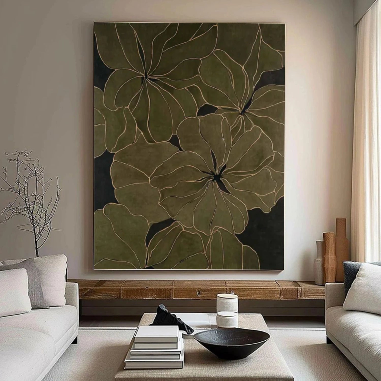Flower & Tree Abstract Wall Art #ML197