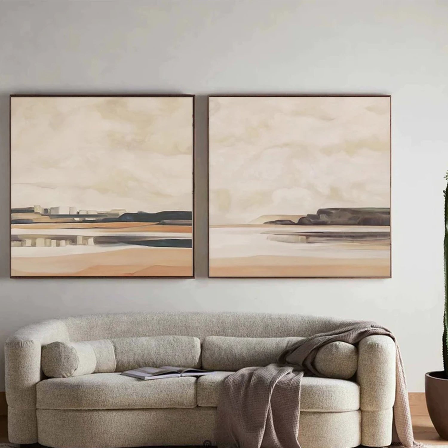 Abstract Canvas Art Set of 2 #WS884