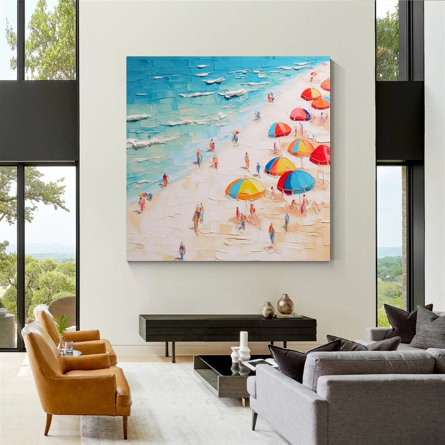 Swimming Sport Textured Wall Art #SA029