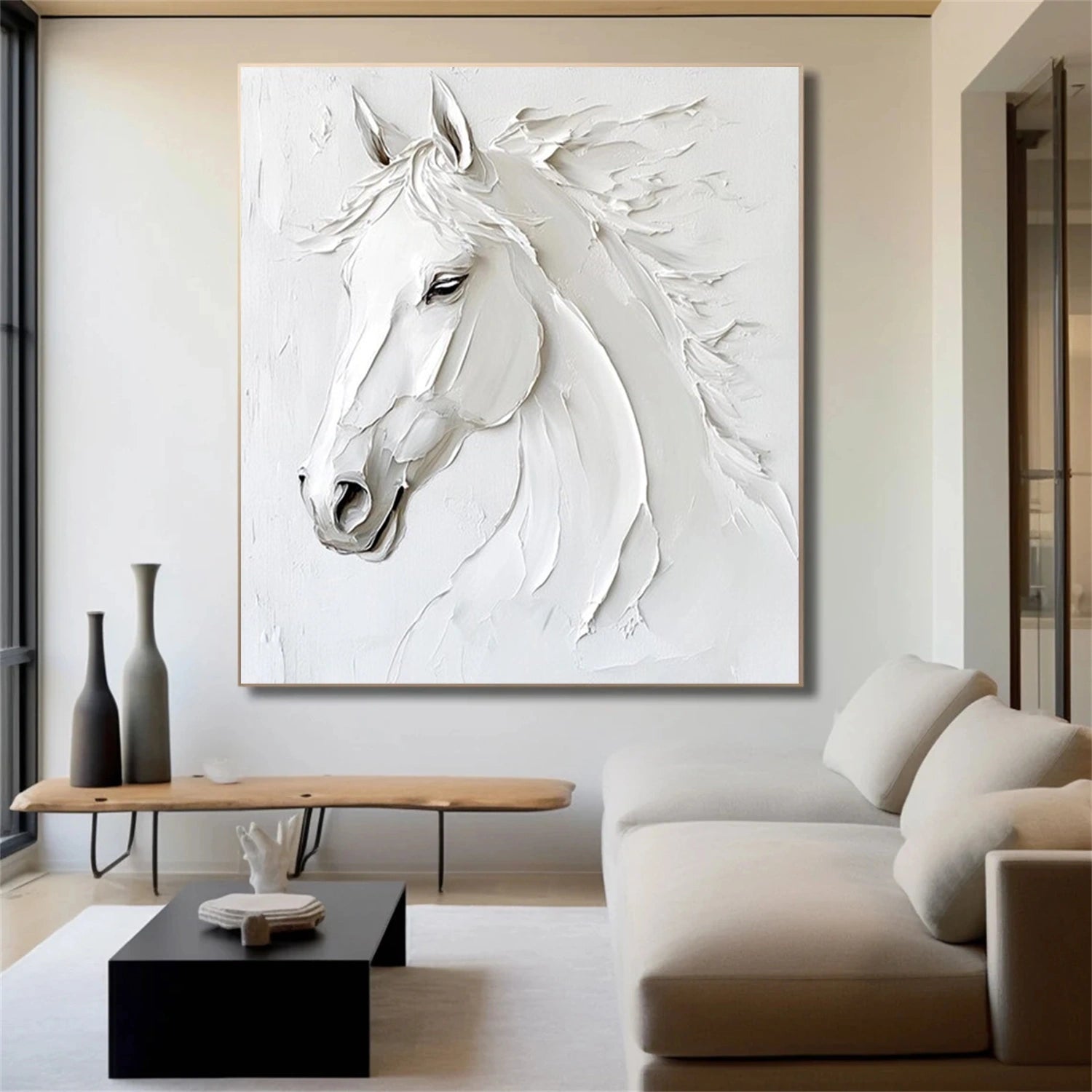 Abstract Animal Horse Wall Art #AL107