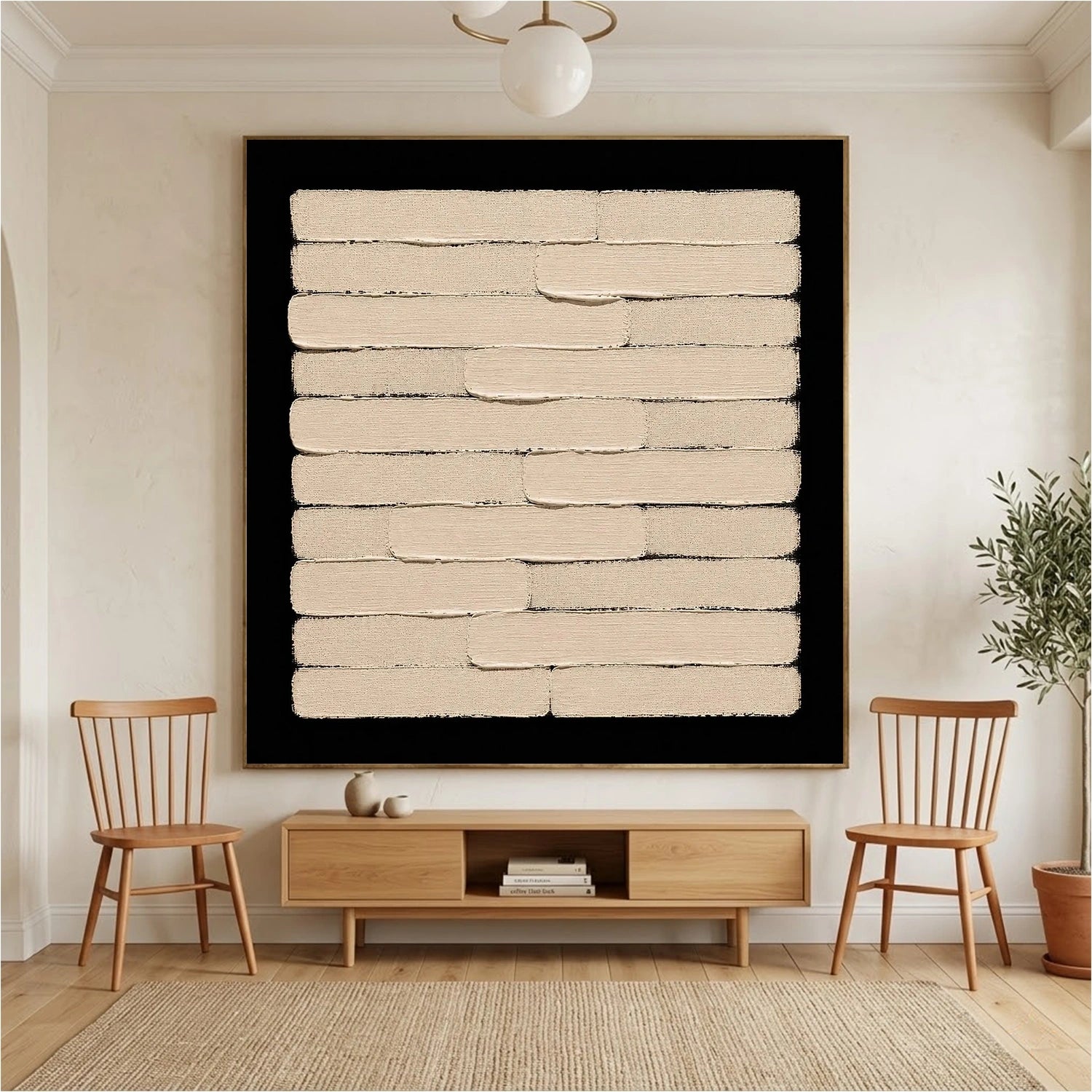 Wabi Sabi Textured Canvas Art #WS1078