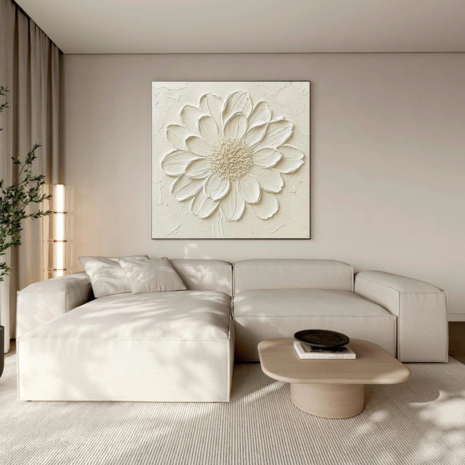 Flower & Tree Abstract Textured Wall Art #ML221