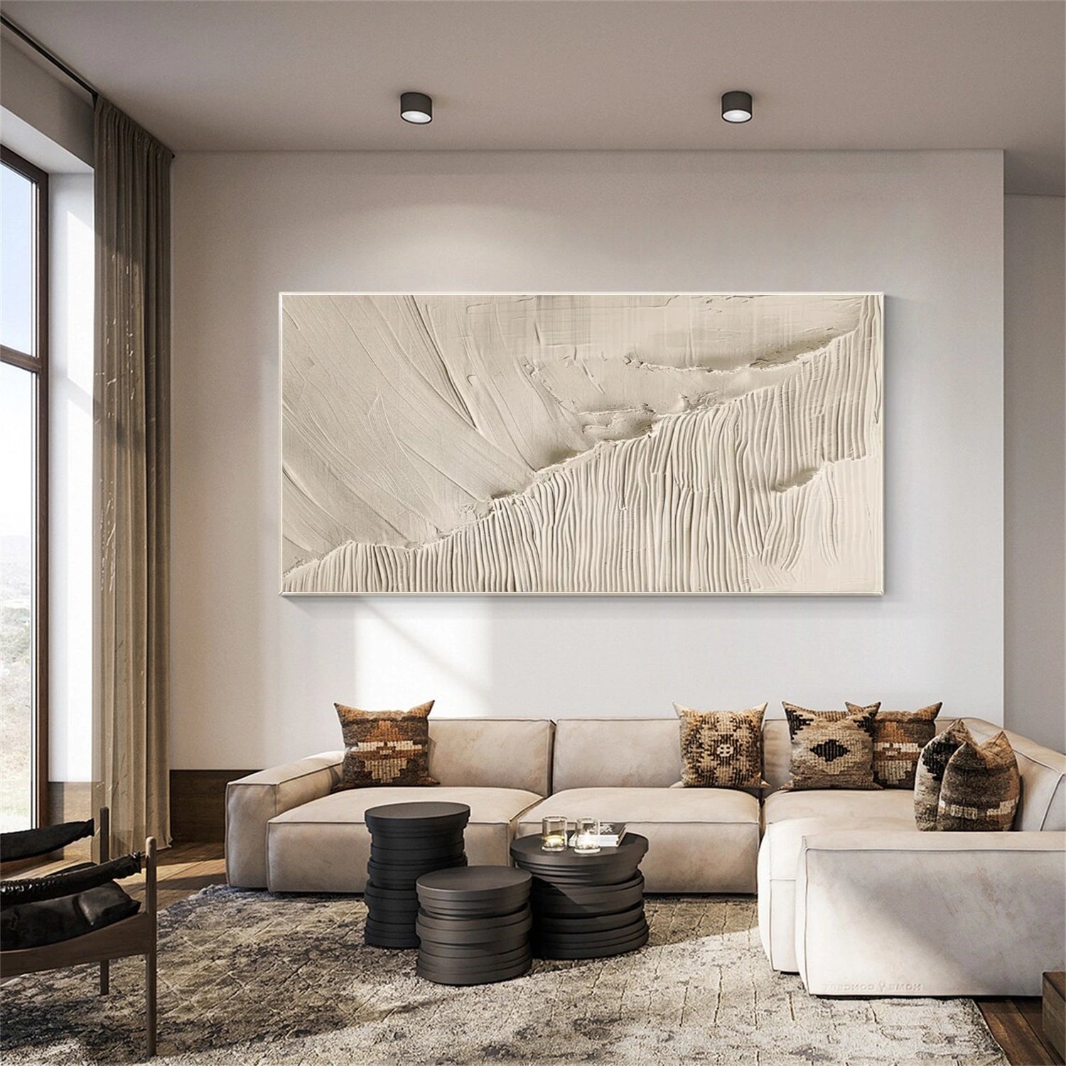 Minimalist Textured Canvas Art #MM273