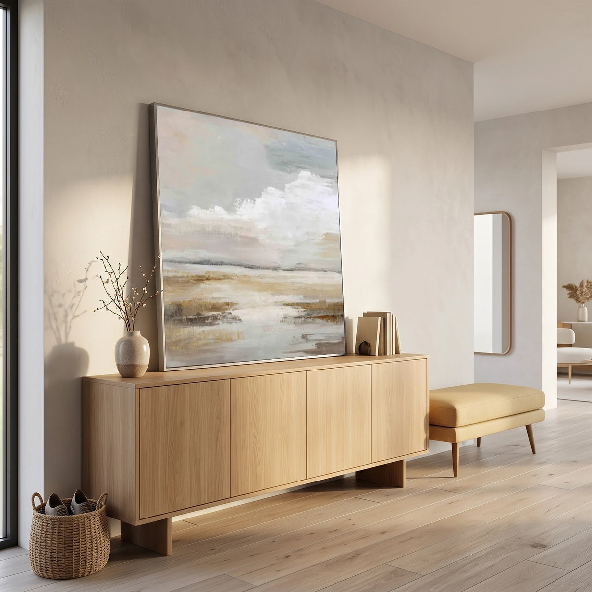 Sea & Sky Abstract Wall Art #MS380