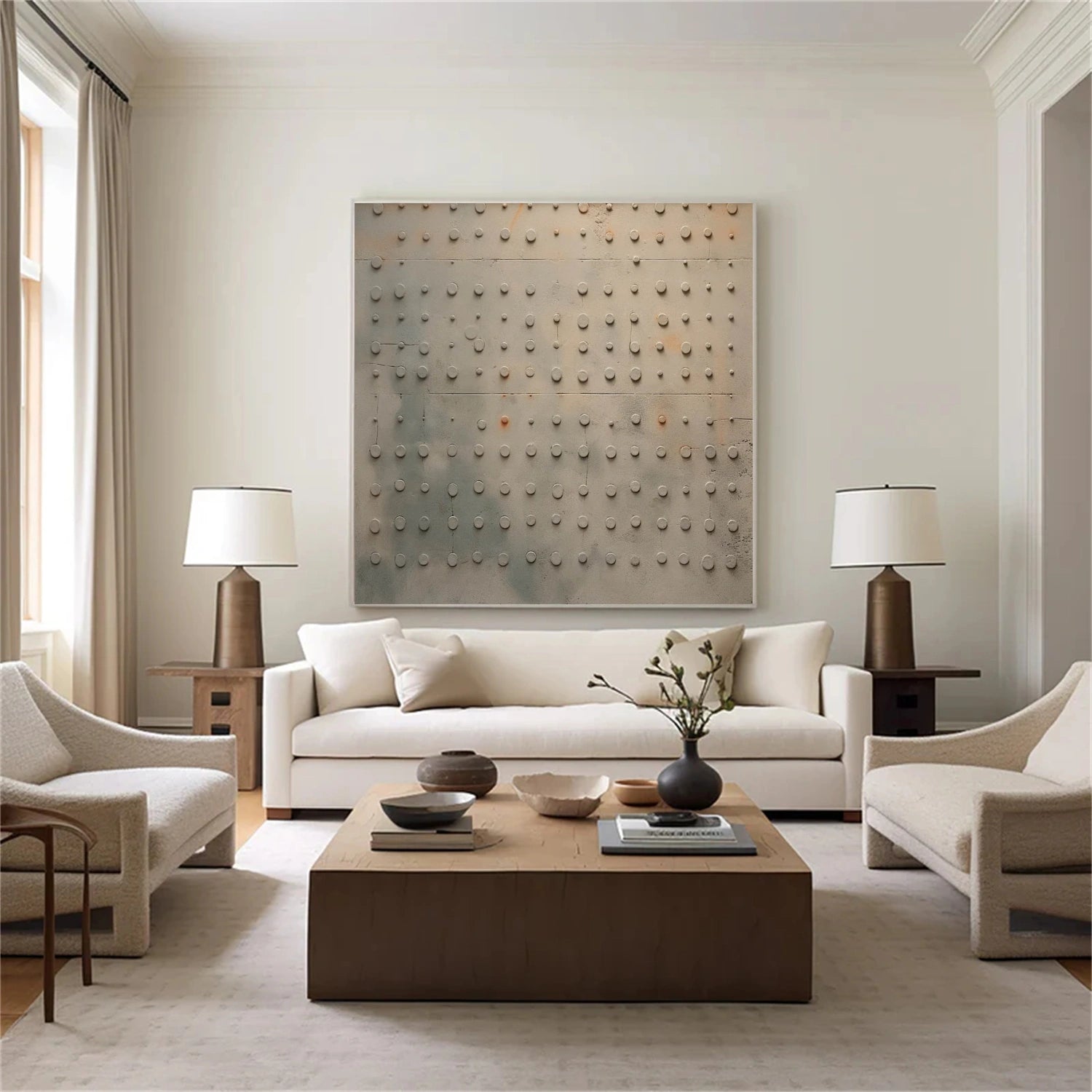 Wabi Sab Textured Canvas Art #WS909