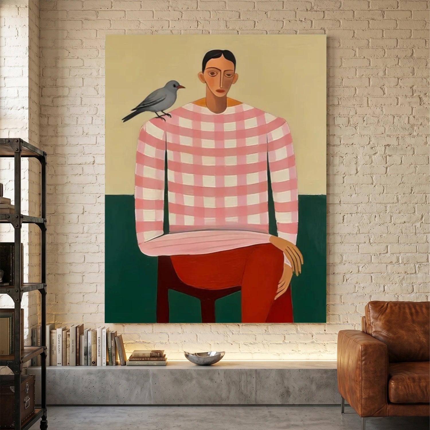 Abstract Portrait Wall Art #AP132