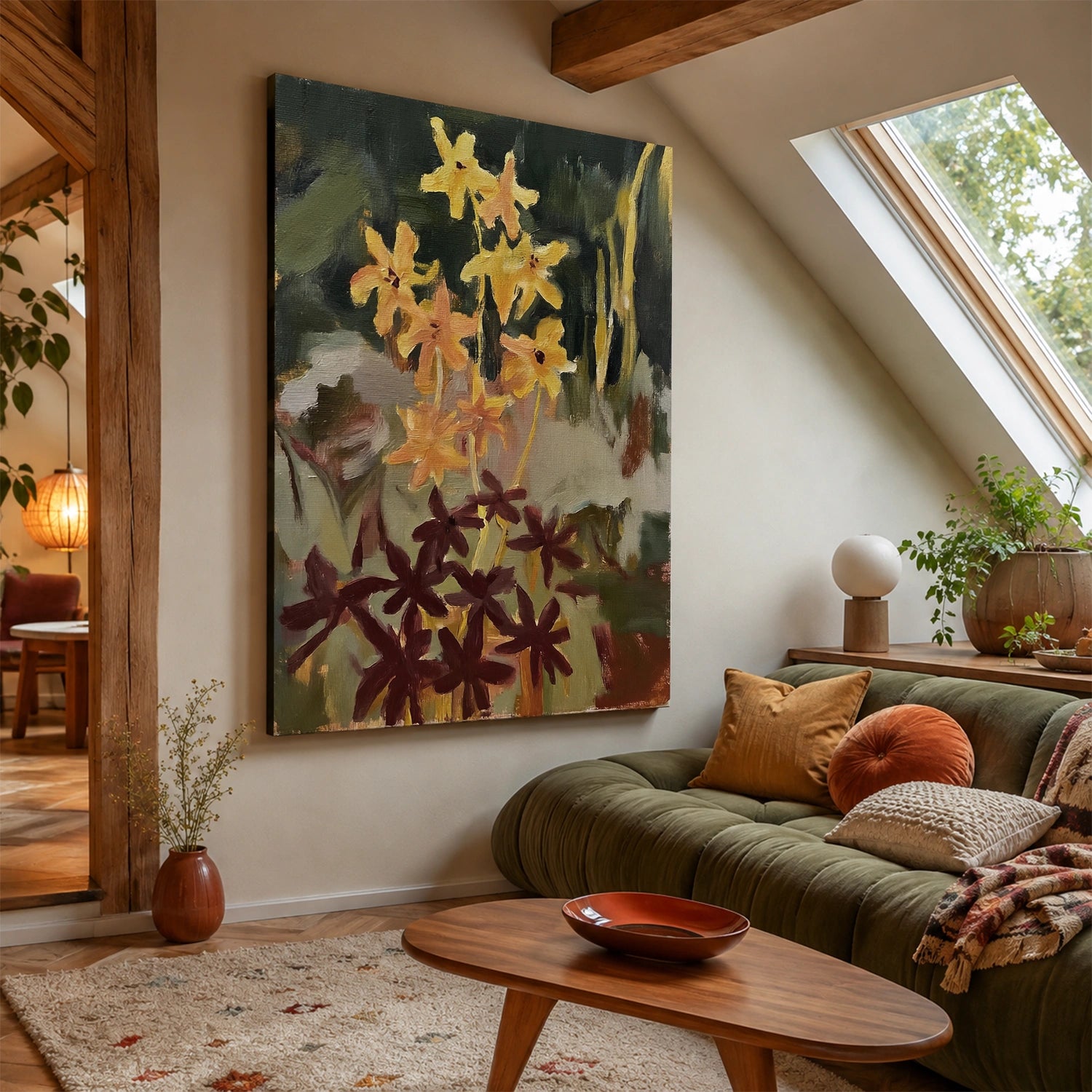 Flower & Tree Abstract Wall Art #ML268