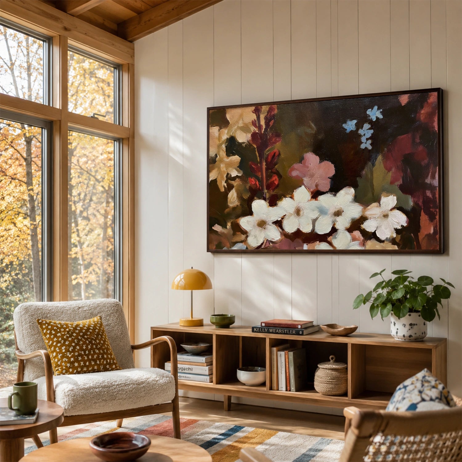 Flower & Tree Abstract Wall Art #ML269