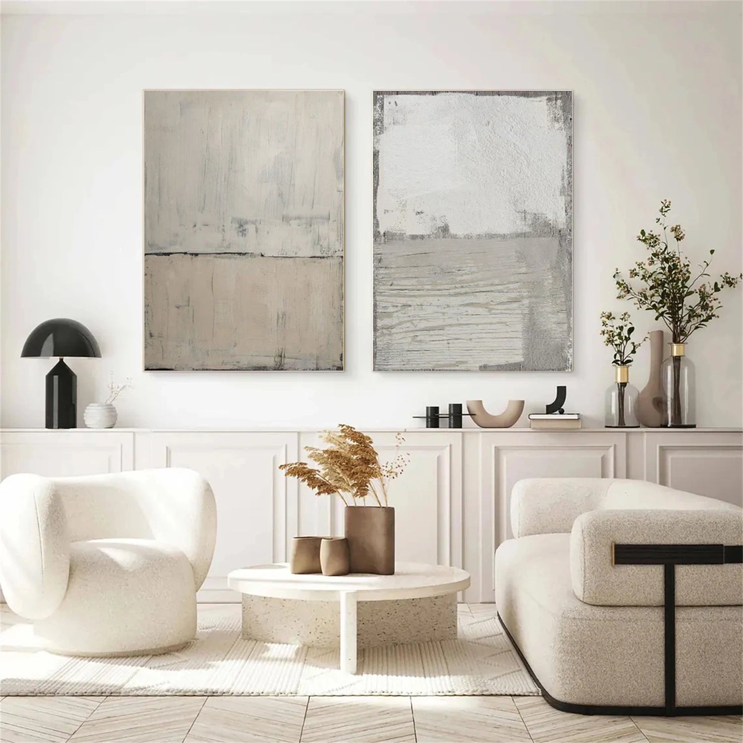 Wabi Sabi Canvas Art Set of 2 #WS725