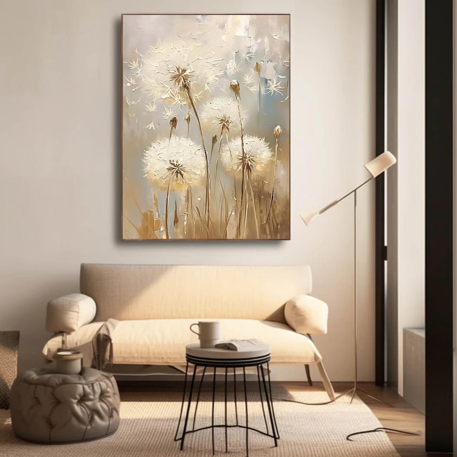 Flower & Tree Abstract Textured Wall Art #ML204