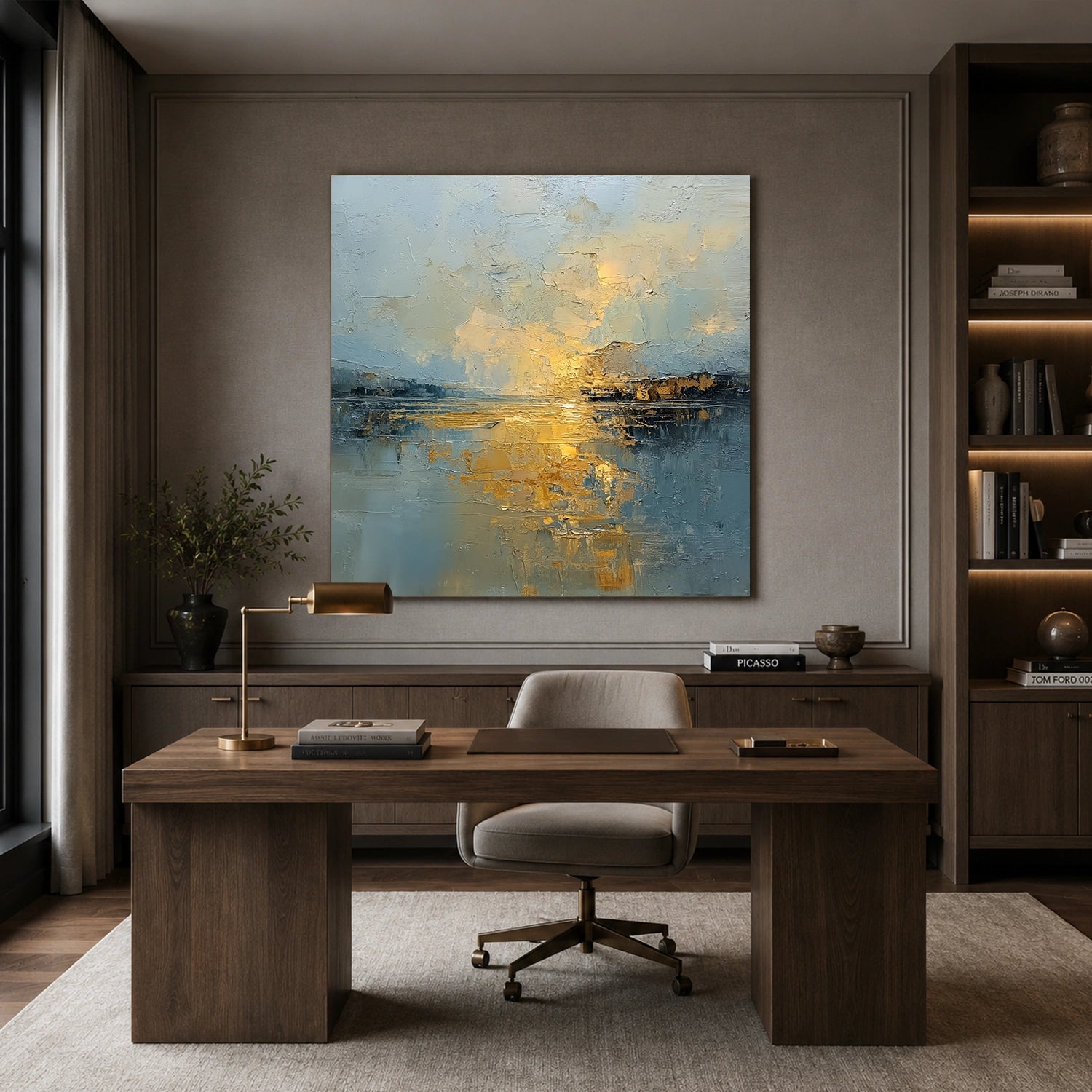 Sea & Sky Abstract Wall Art #MS340