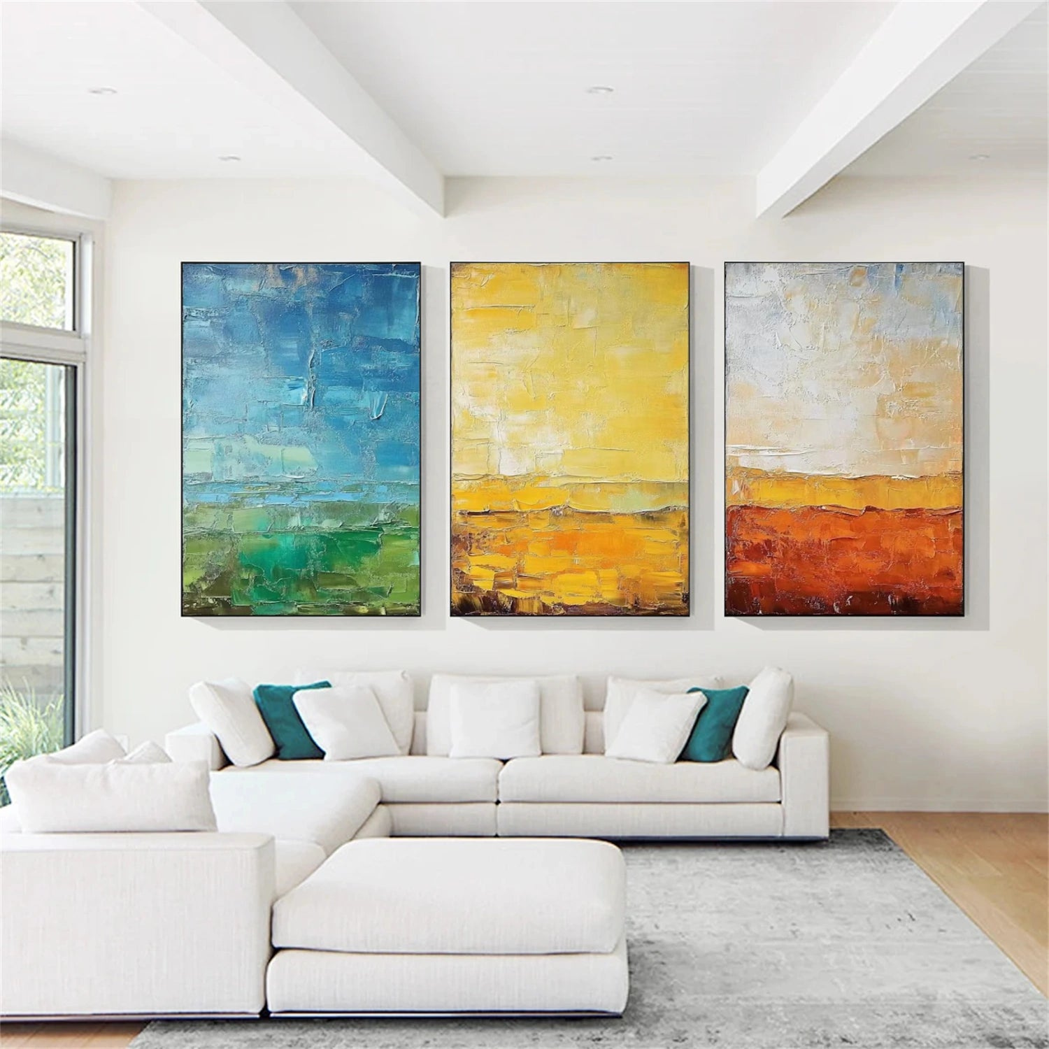 Abstract Canvas Art Set of 3 #WS883